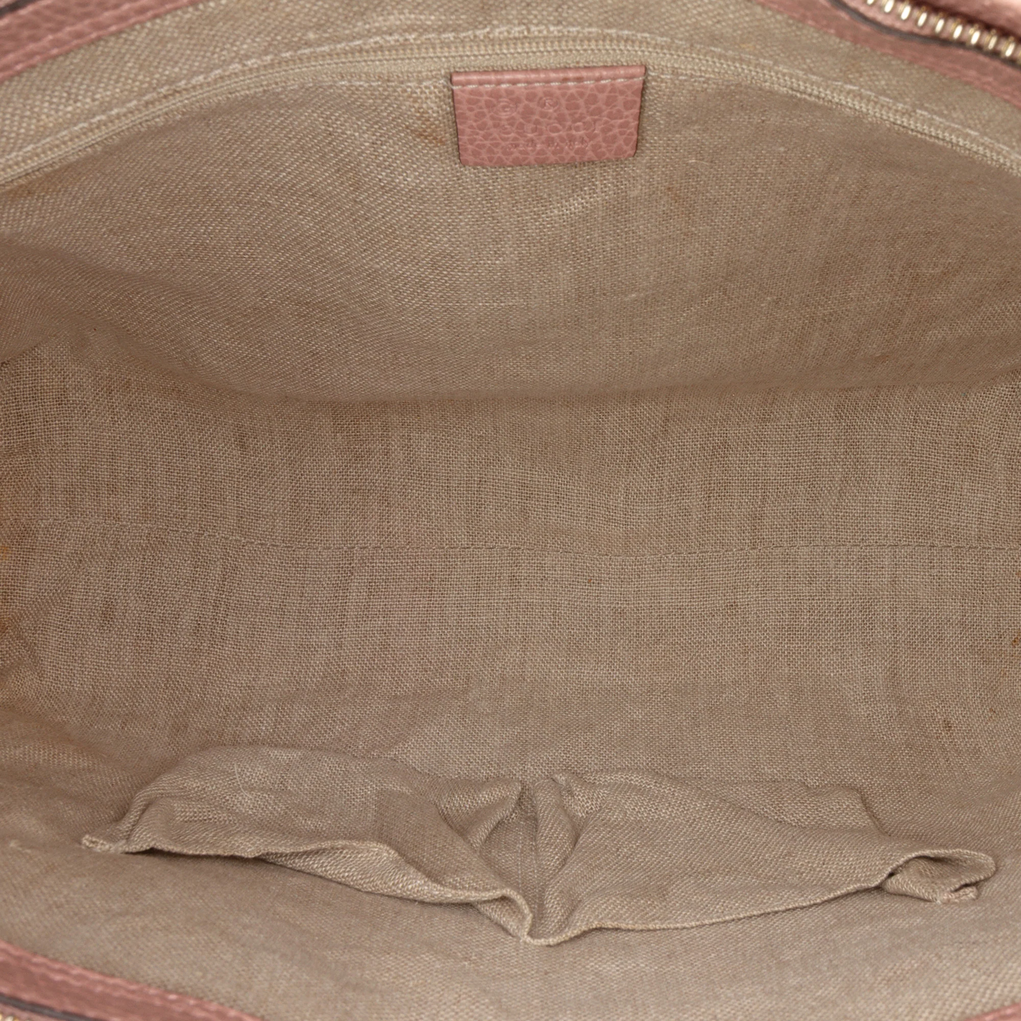 Bamboo Tassel Convertible Zip Tote Leather Medium - Image 4