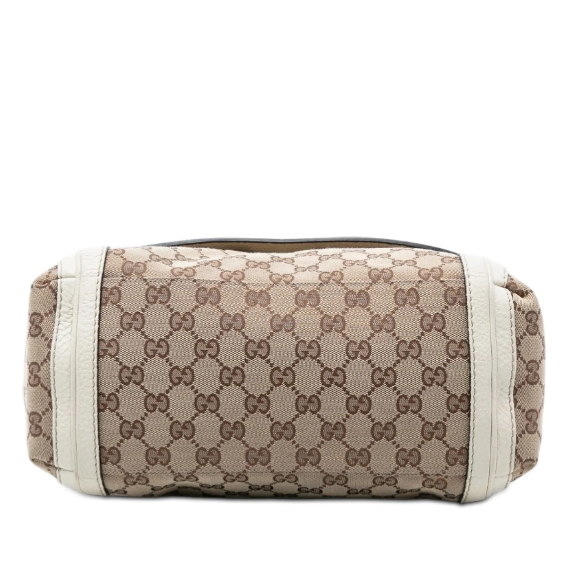 Bella Flap Shoulder Bag GG Canvas with Leather Medium - Image 3