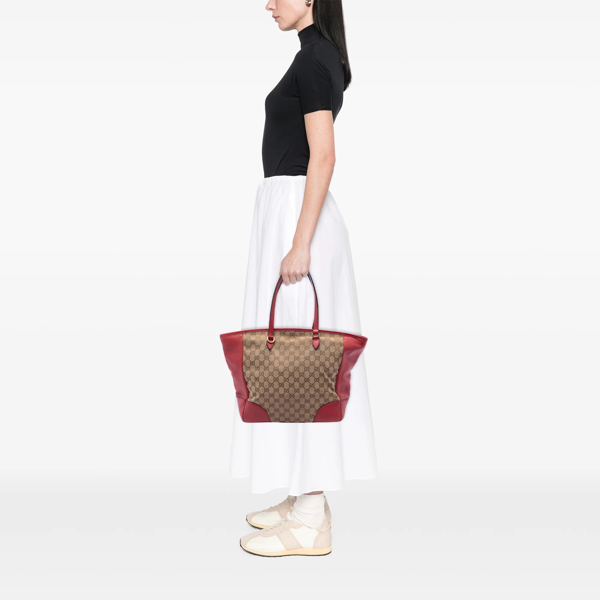 Bree Tote GG Canvas with Leather Medium - Image 7