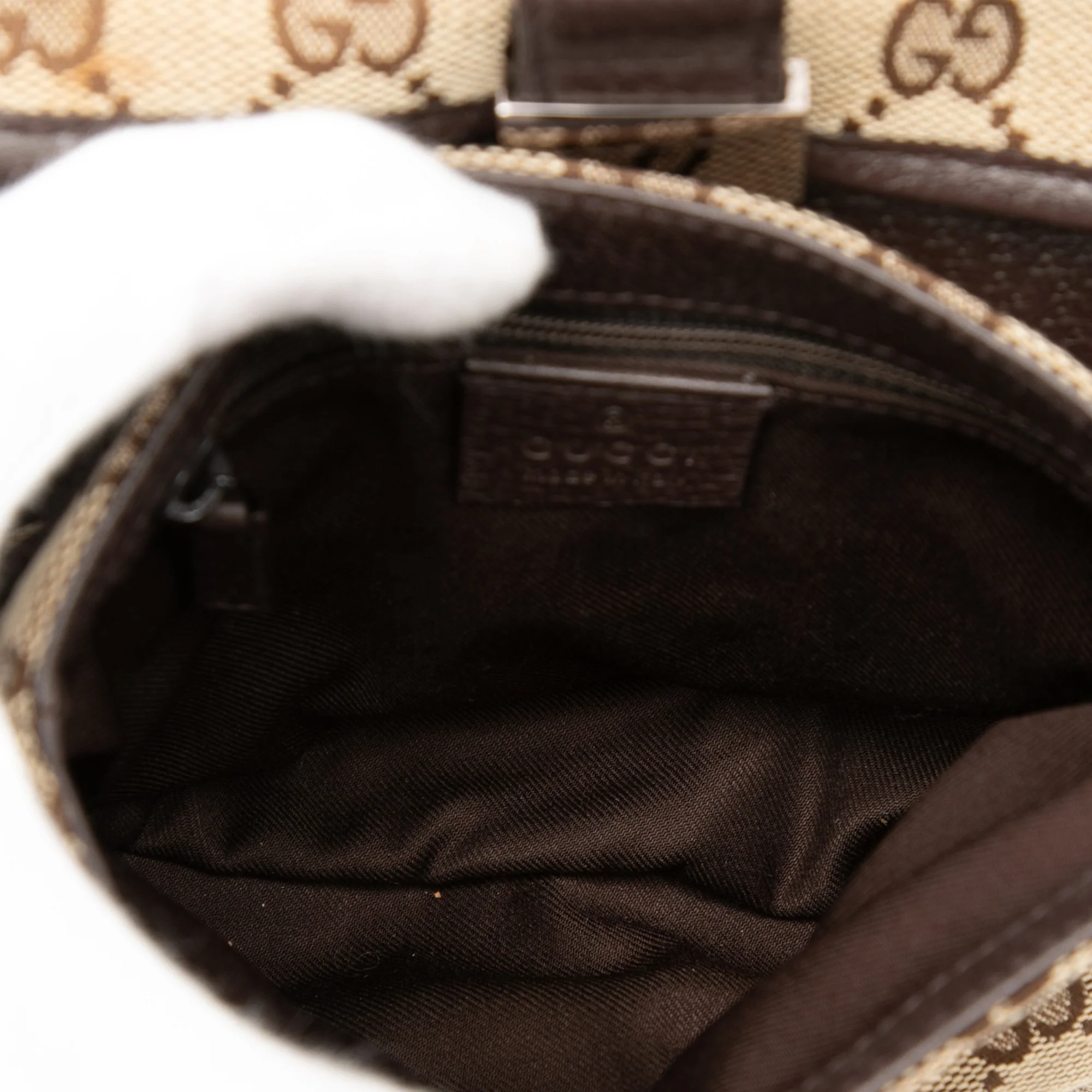 Buckle Waist Bag GG Canvas Small - Image 4
