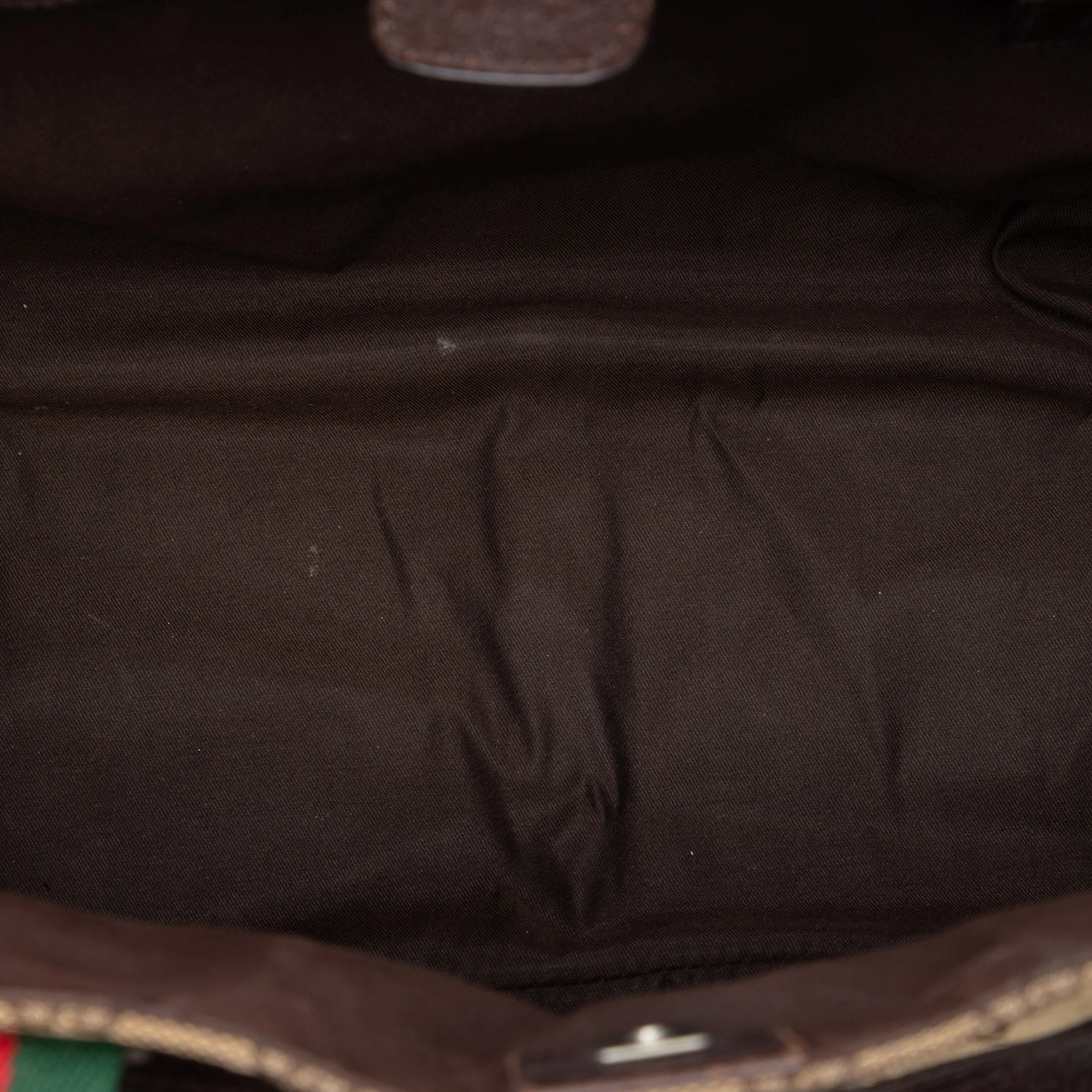 Double Pocket Web Handle Tote GG Canvas Medium - Image 4