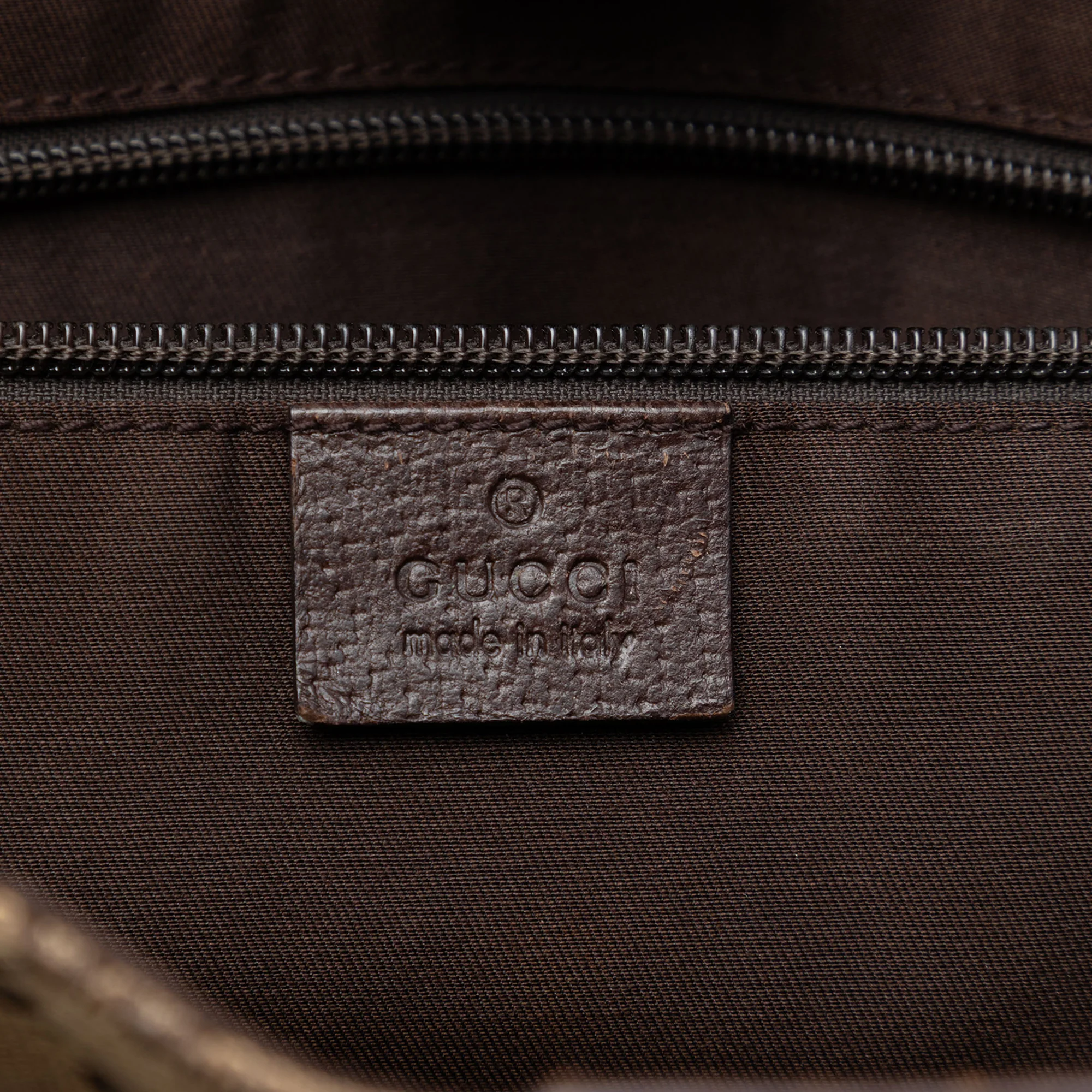 Double Pocket Web Handle Tote GG Canvas Medium - Image 5