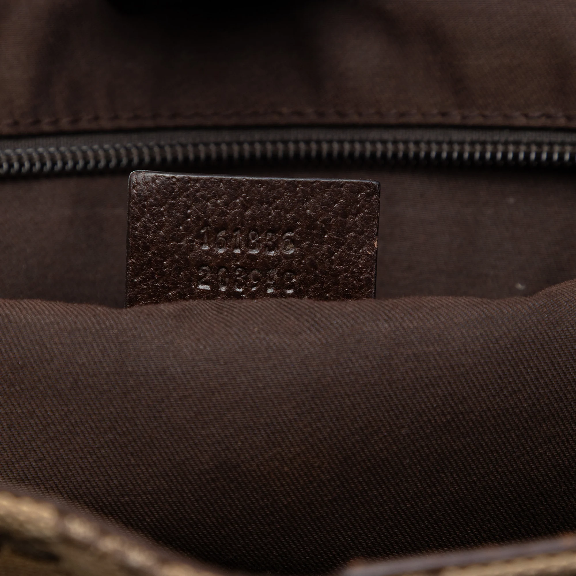 Double Pocket Web Handle Tote GG Canvas Medium - Image 6
