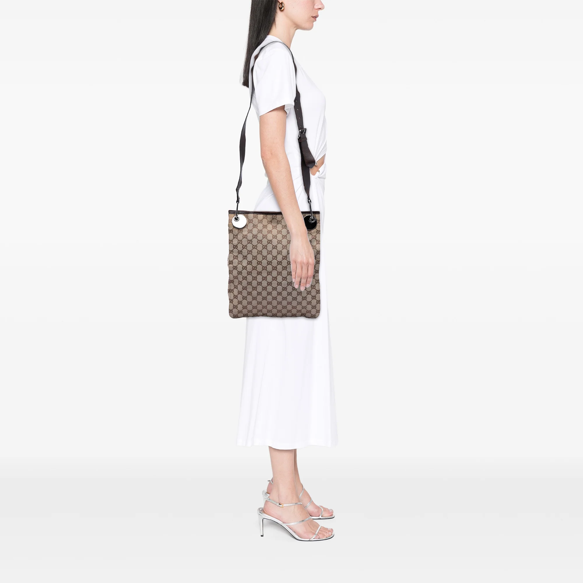 Eclipse Messenger Bag GG Canvas Small - Image 7