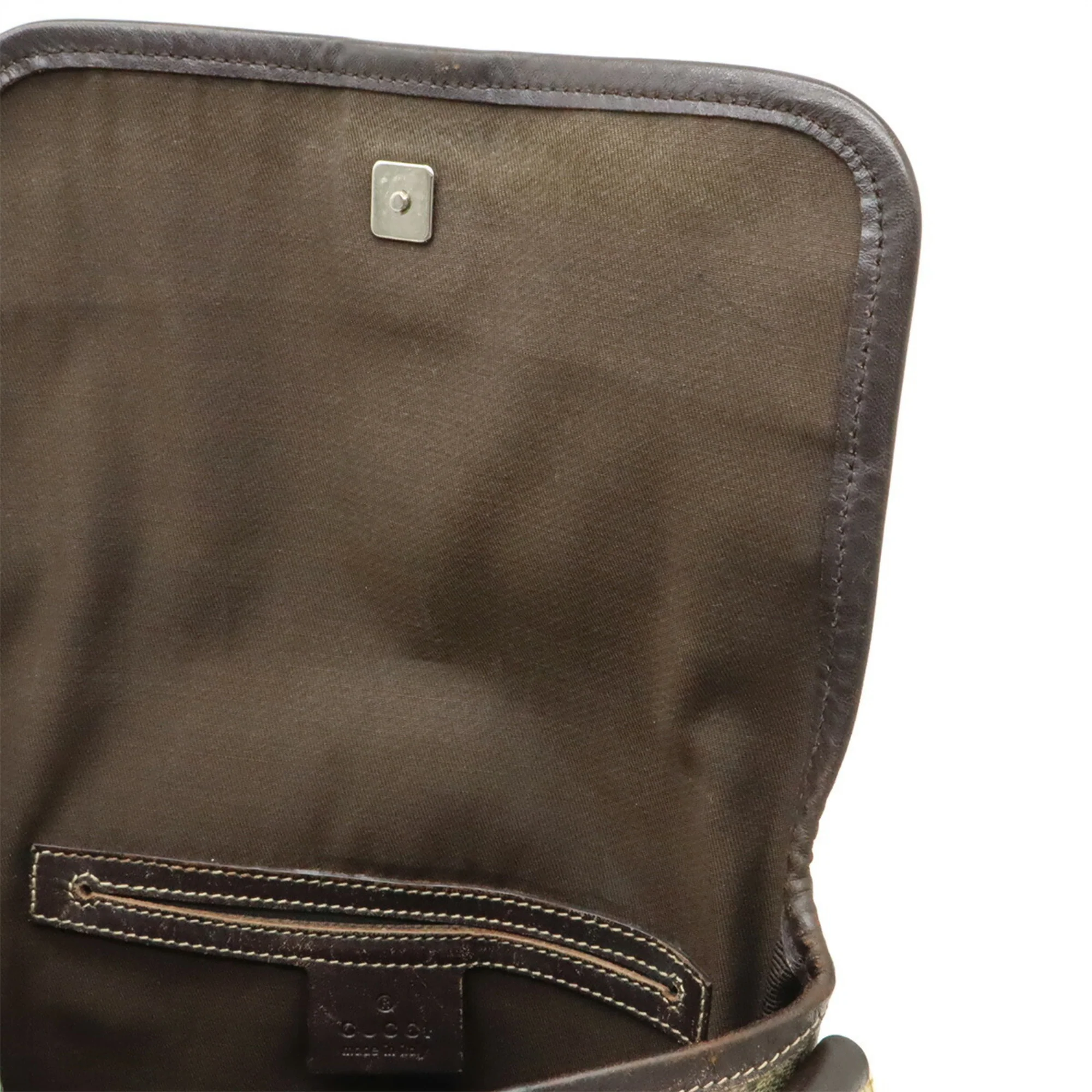 Flap Messenger GG Coated Canvas Small - Image 7