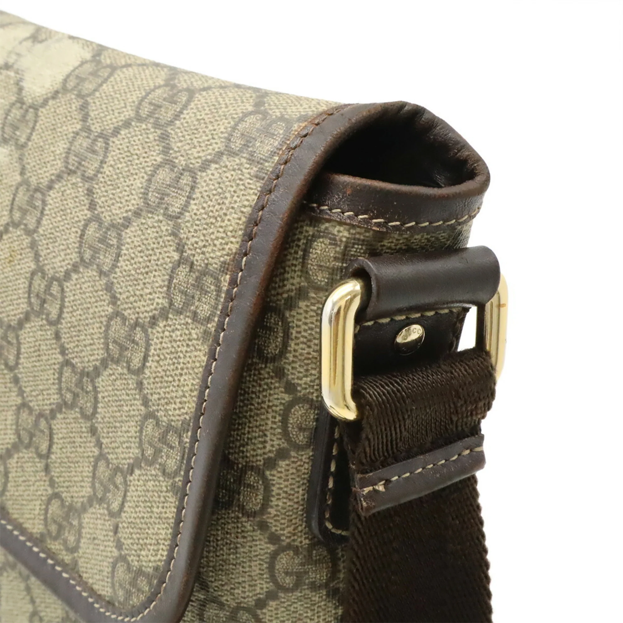 Flap Messenger GG Coated Canvas Small - Image 9