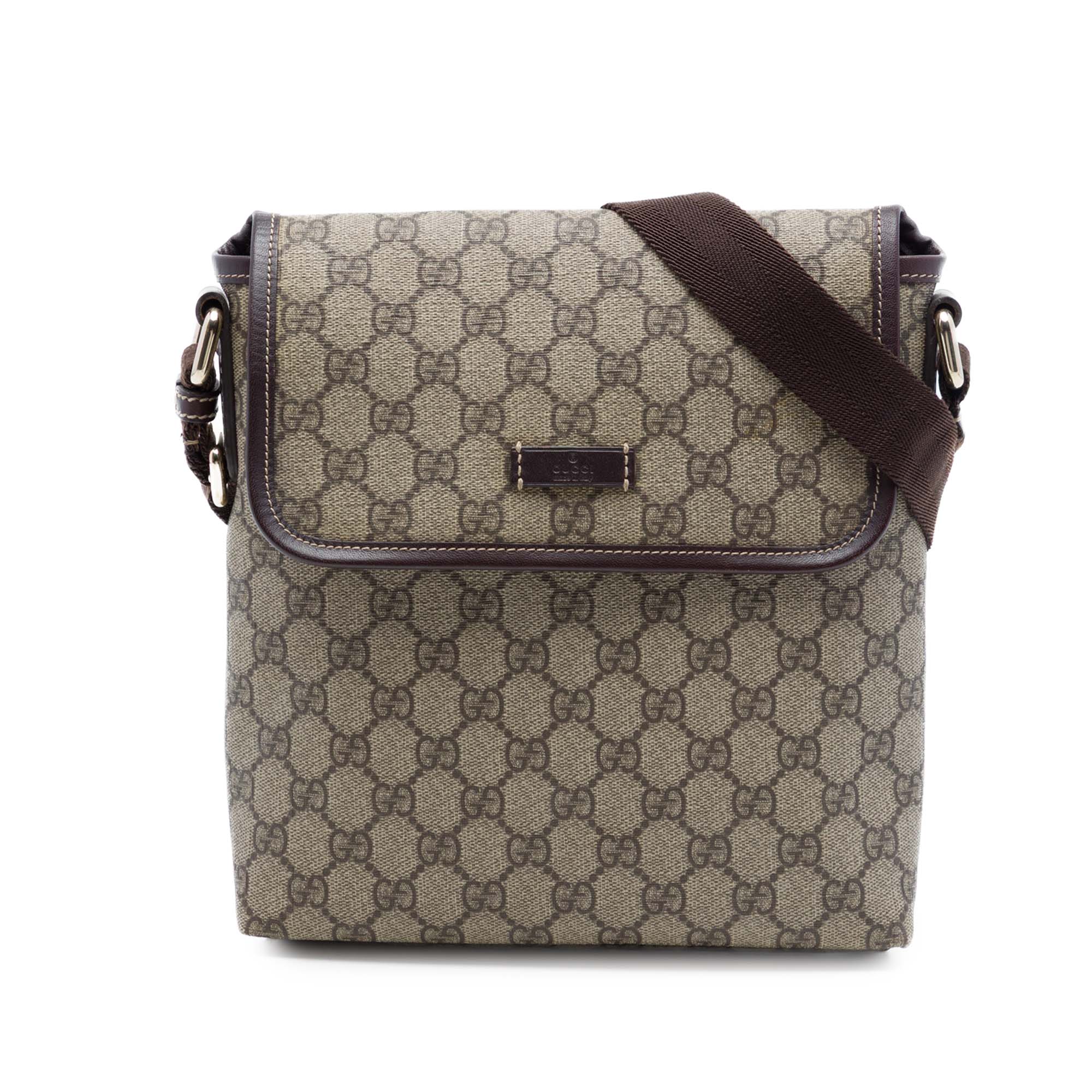 Flap Messenger GG Coated Canvas Small