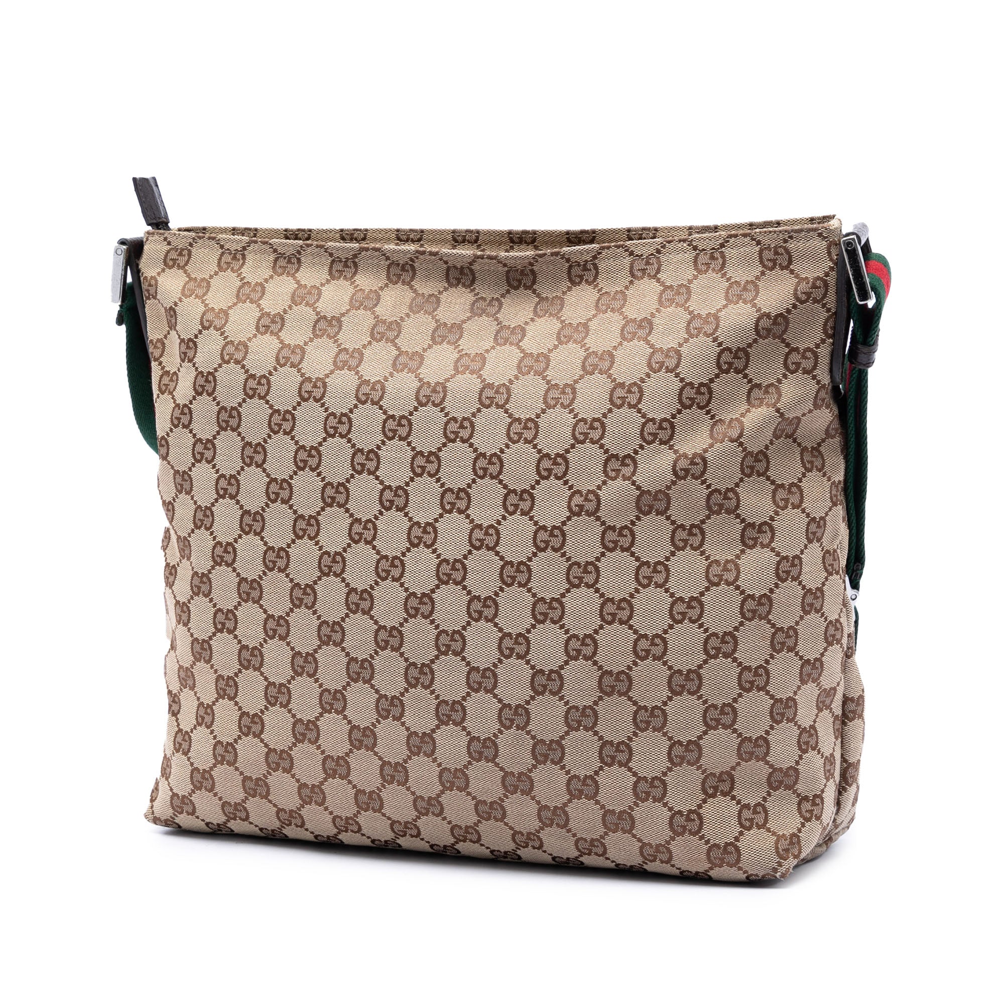 Front Pocket Web Messenger GG Canvas Medium - Image 2