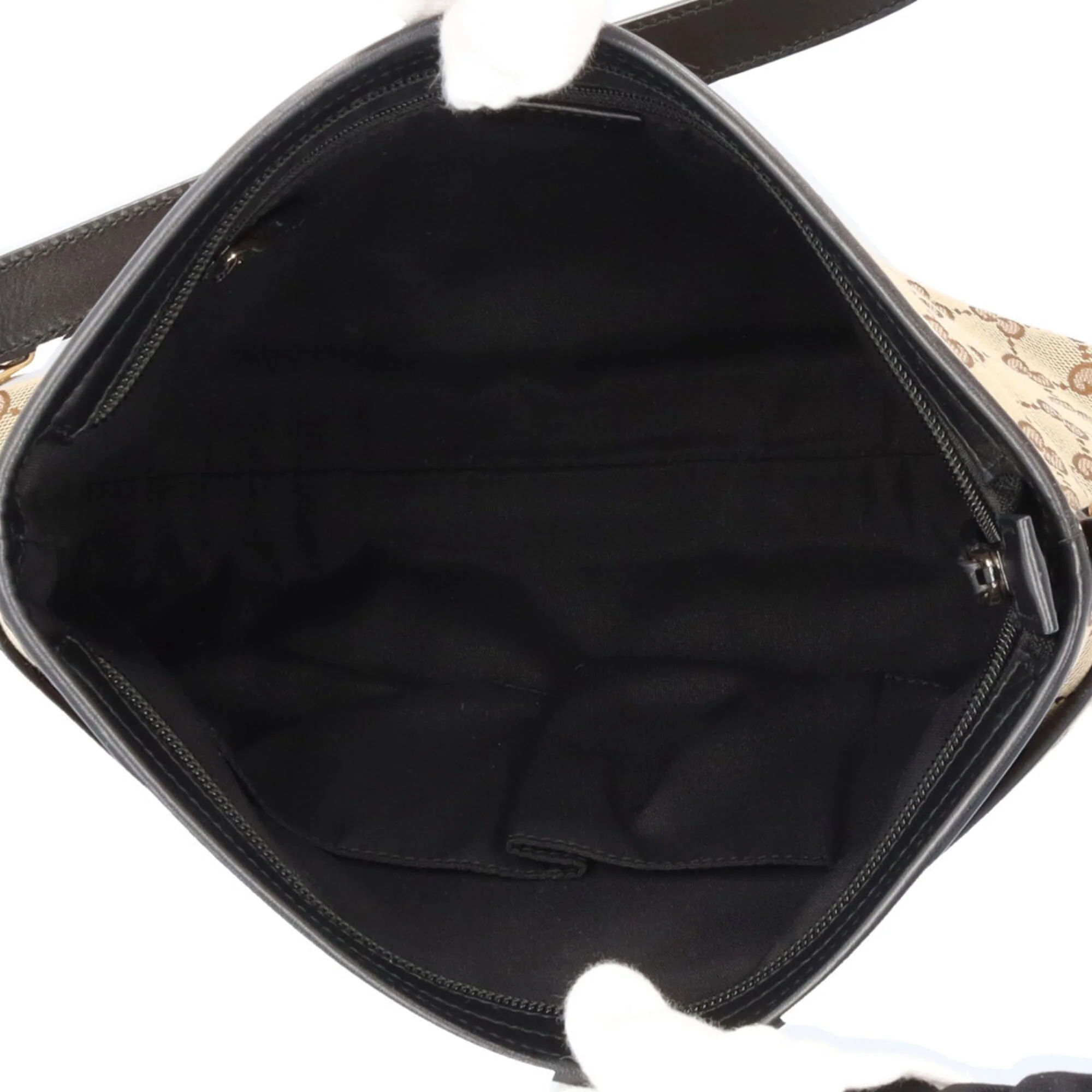 Front Pocket Web Messenger GG Canvas Small - Image 8