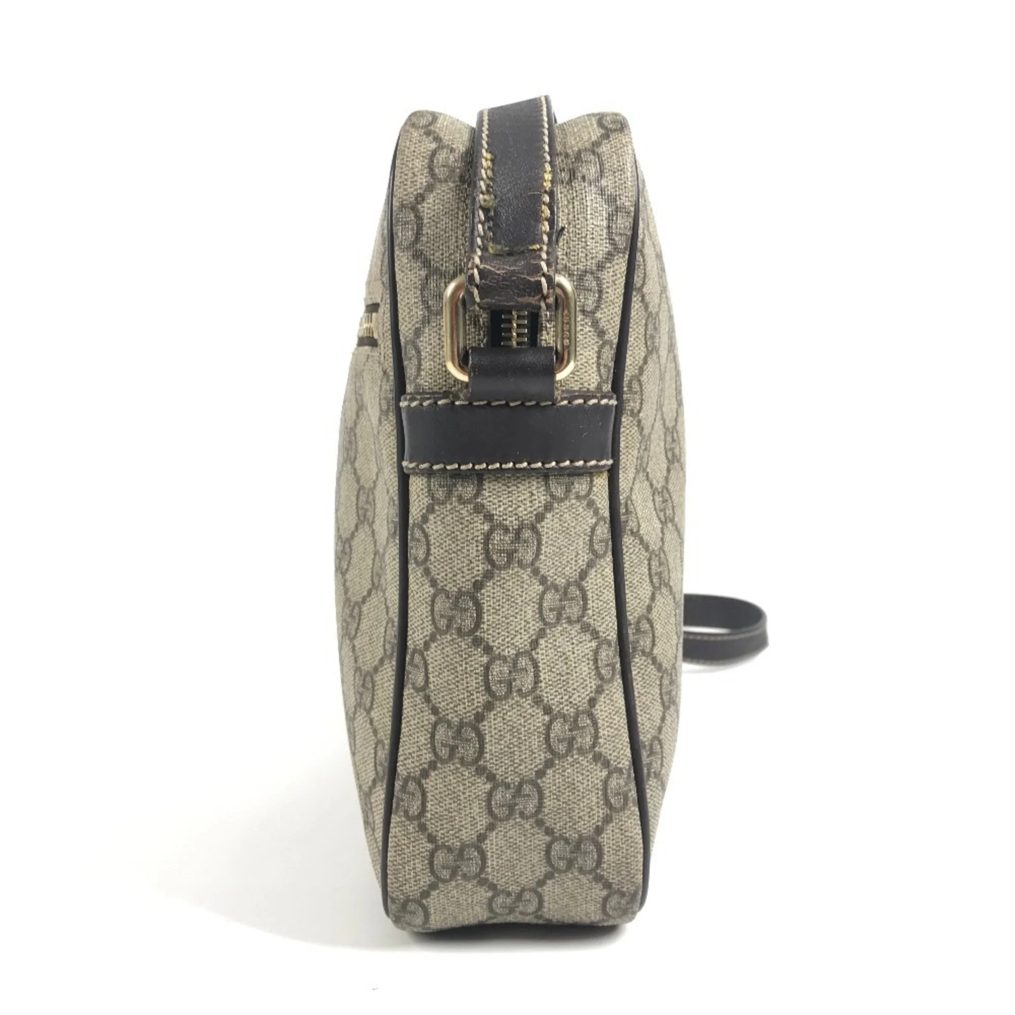 Front Zip Messenger GG Coated Canvas Small - Image 4