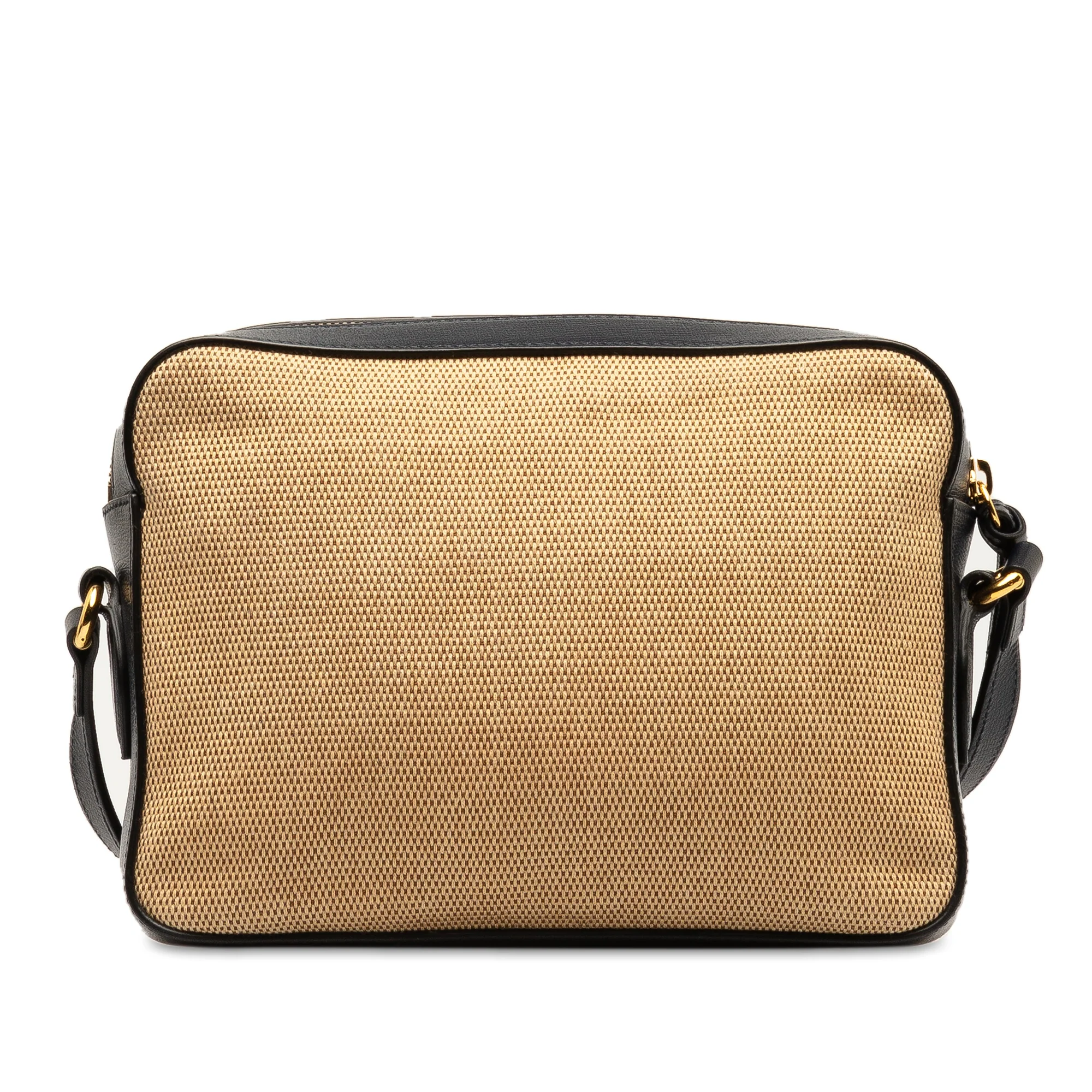 Horsebit 1955 Flap Pocket Camera Bag Canvas and Leather Small - Image 3