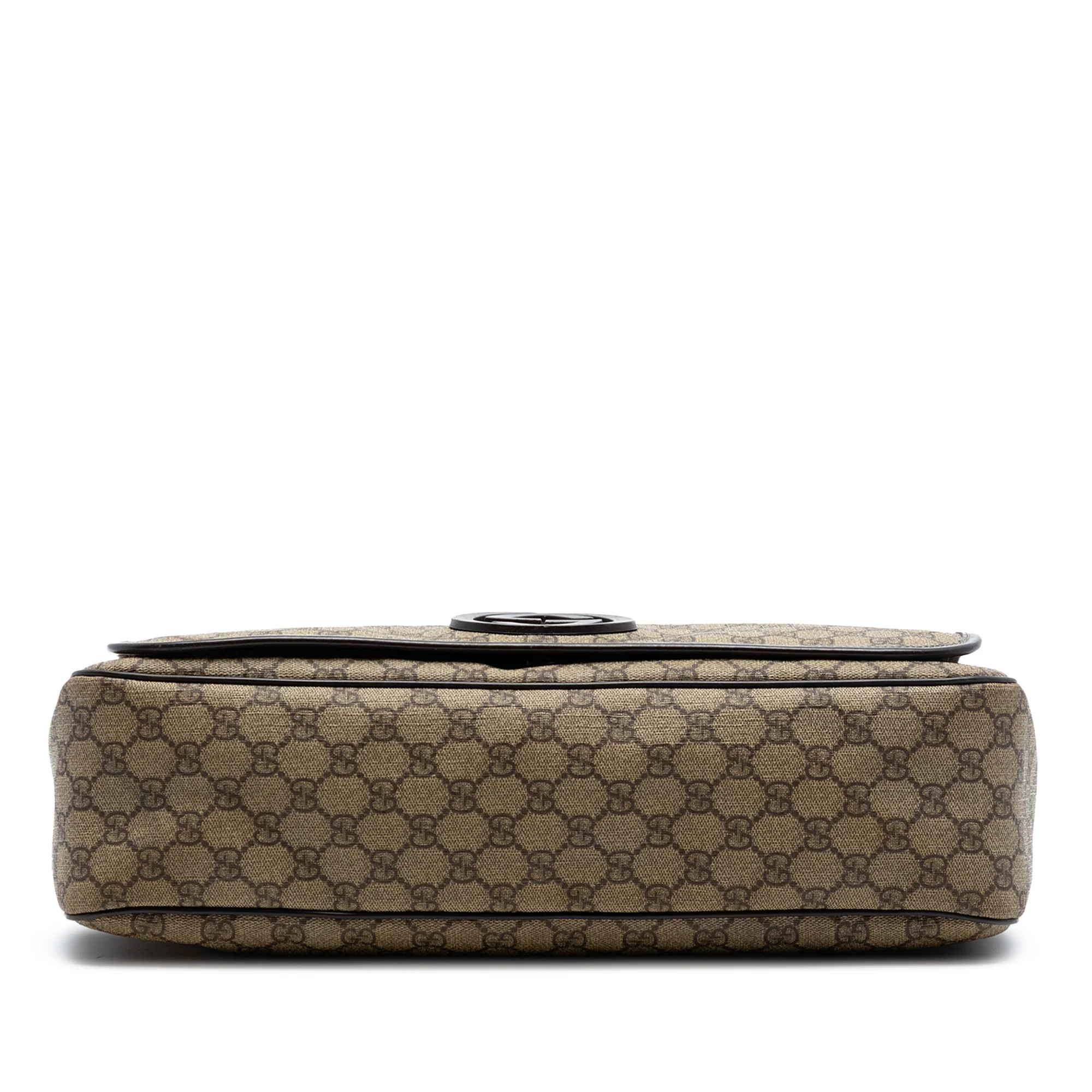 Interlocking G Messenger Bag GG Coated Canvas Large - Image 3
