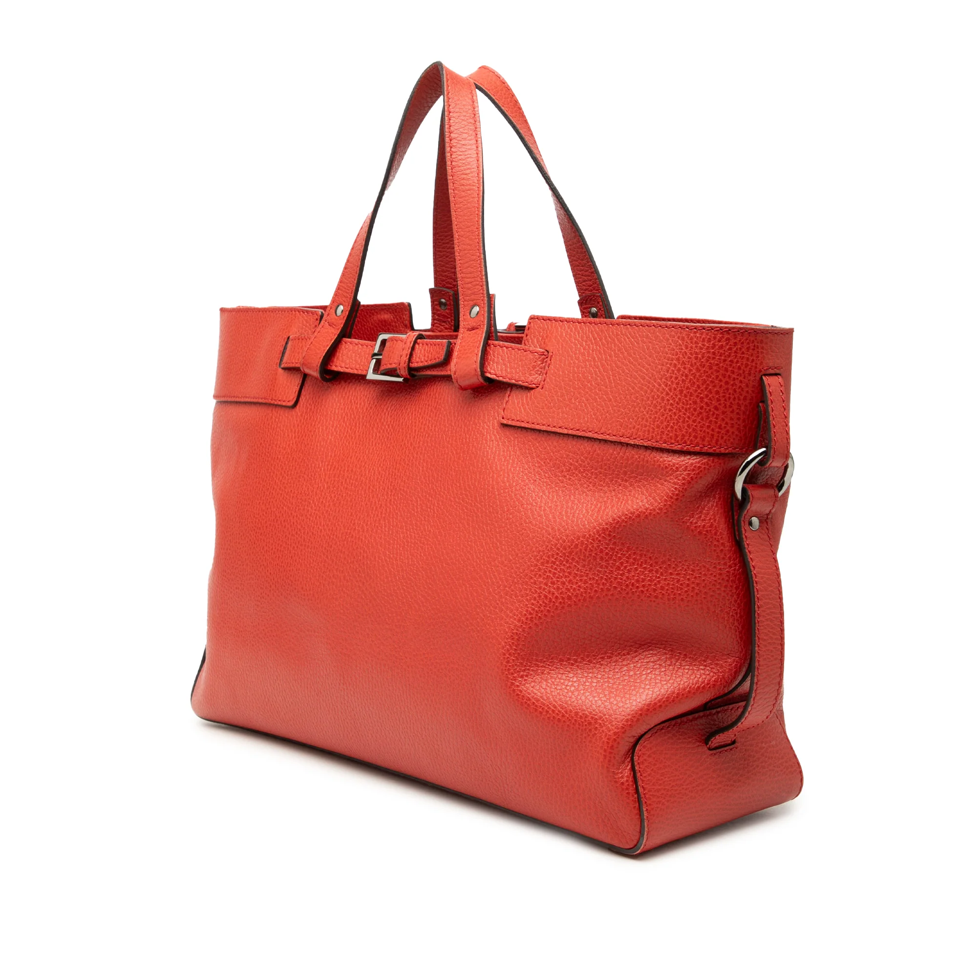 Linea Matisse Interlocking G Top Handle Tote Leather Medium - Image 2