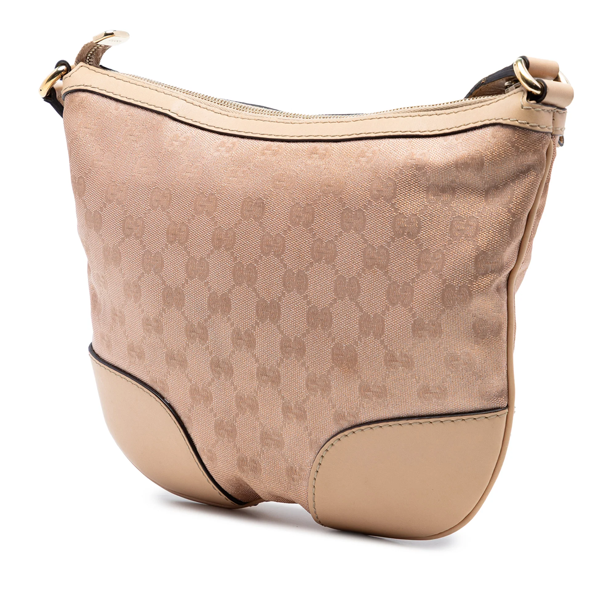 Lovely Heart Interlocking G Crossbody Bag GG Canvas with Leather - Image 2