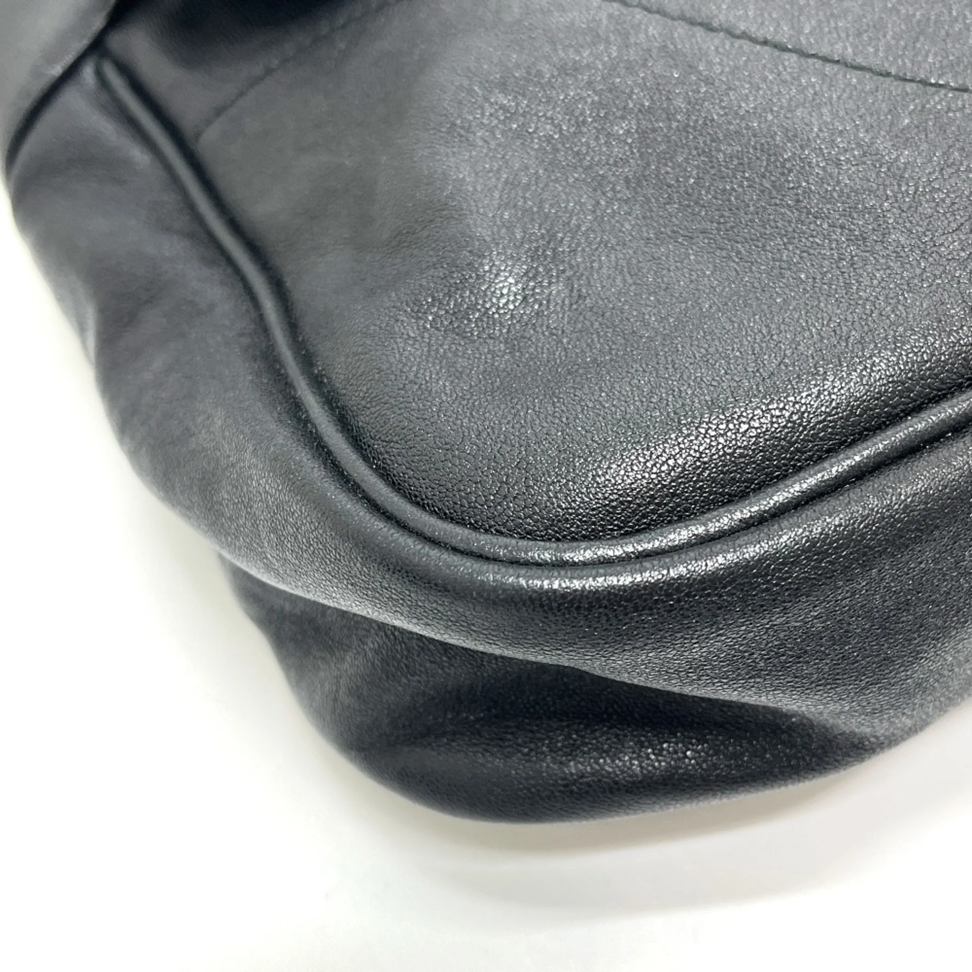 Monochrome Aphrodite Shoulder Bag Leather Small - Image 9