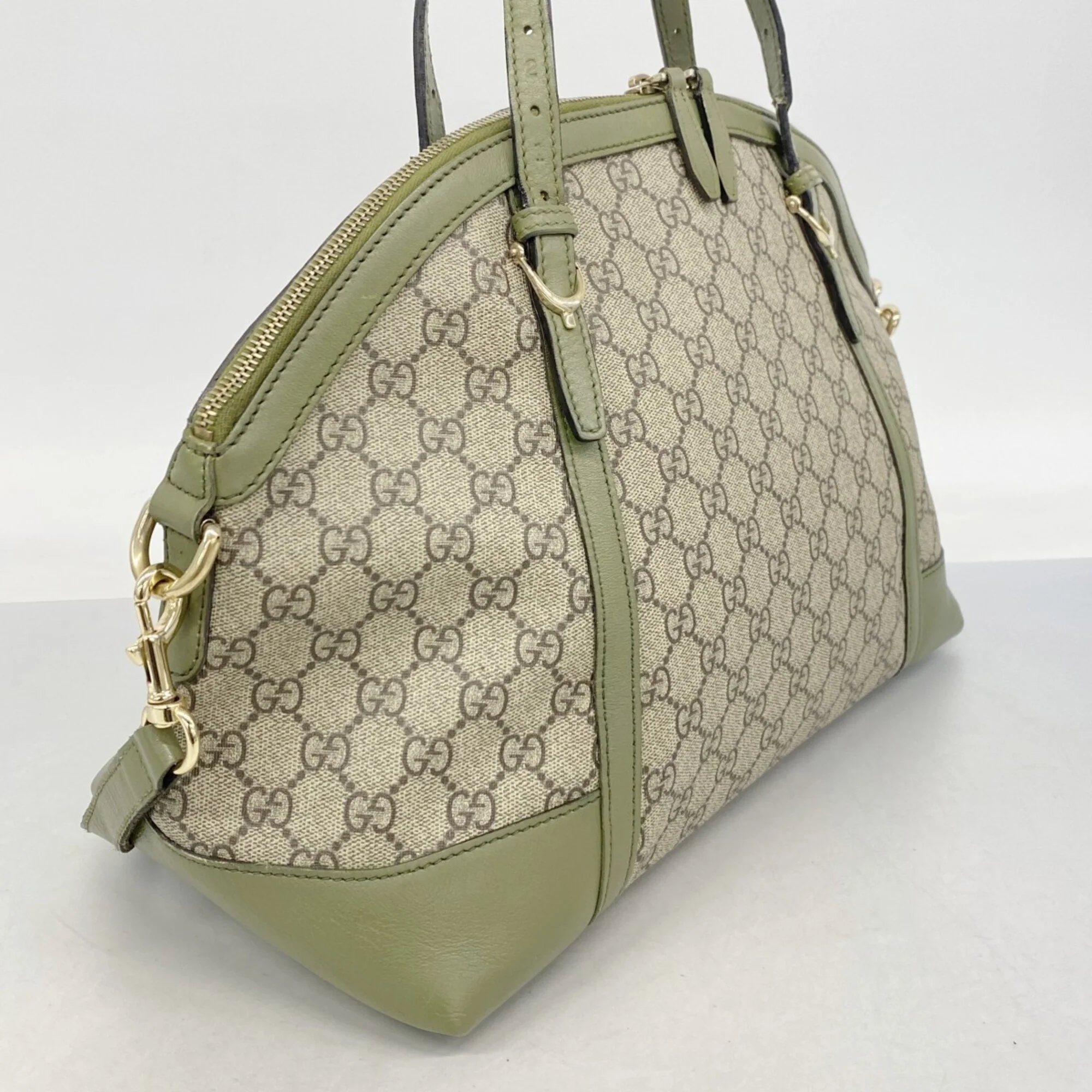 Nice Top Handle Bag GG Coated Canvas Large - Image 2