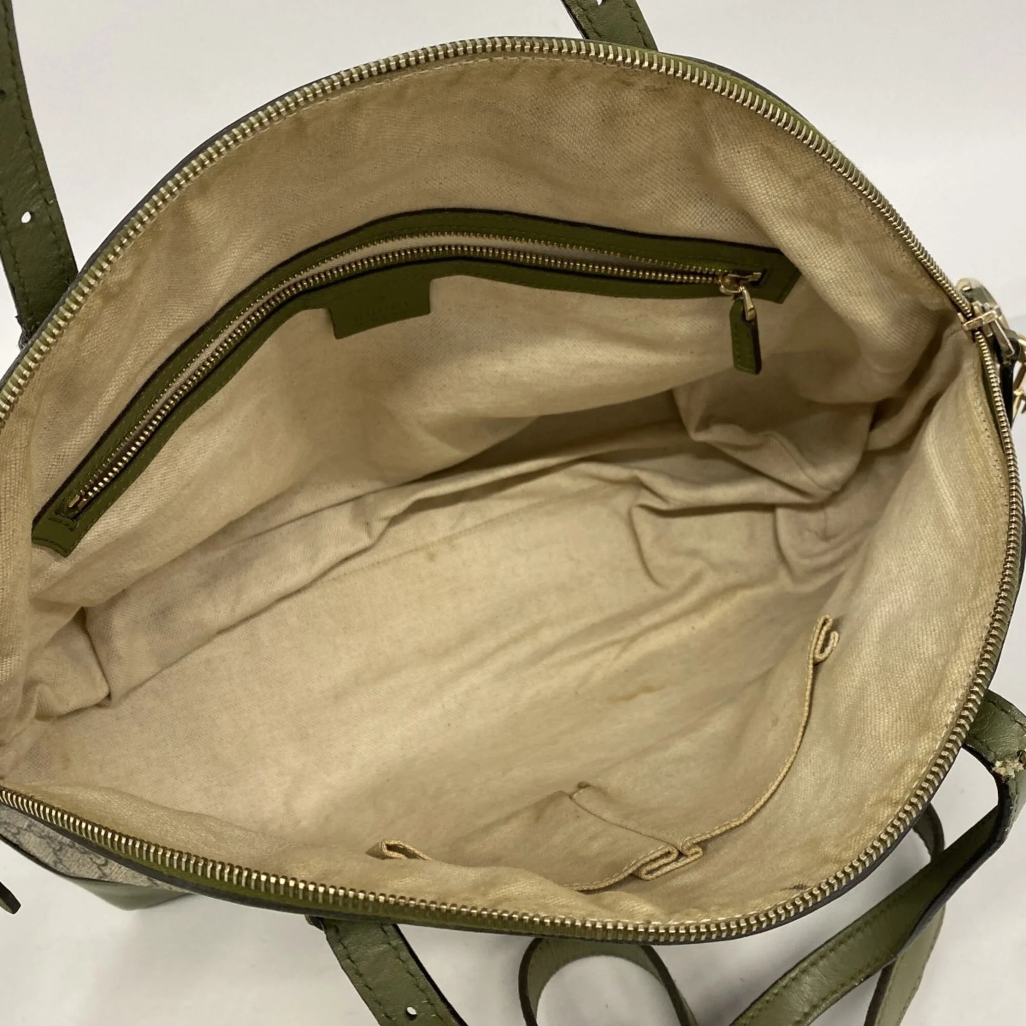 Nice Top Handle Bag GG Coated Canvas Large - Image 4