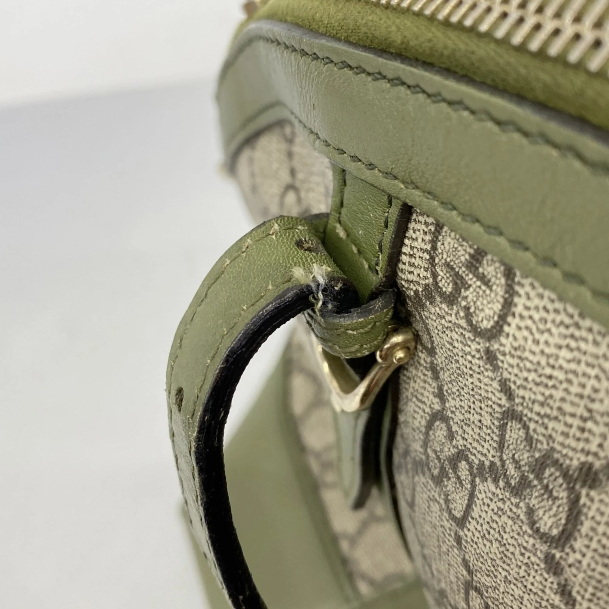 Nice Top Handle Bag GG Coated Canvas Large - Image 7