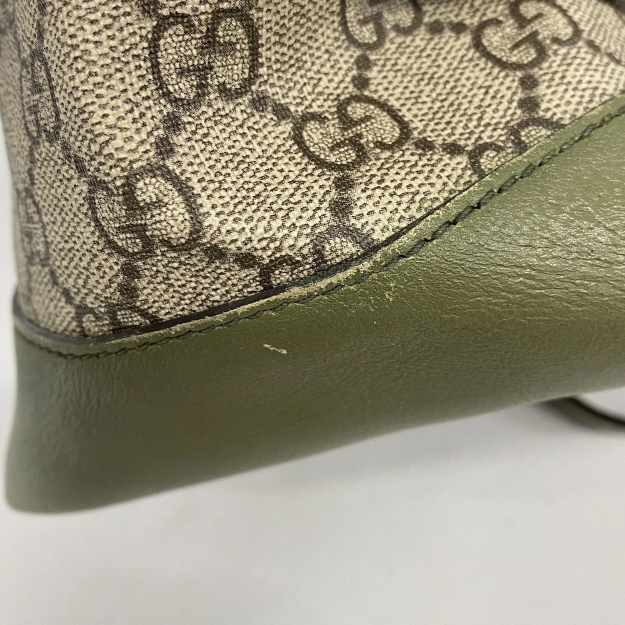 Nice Top Handle Bag GG Coated Canvas Large - Image 9