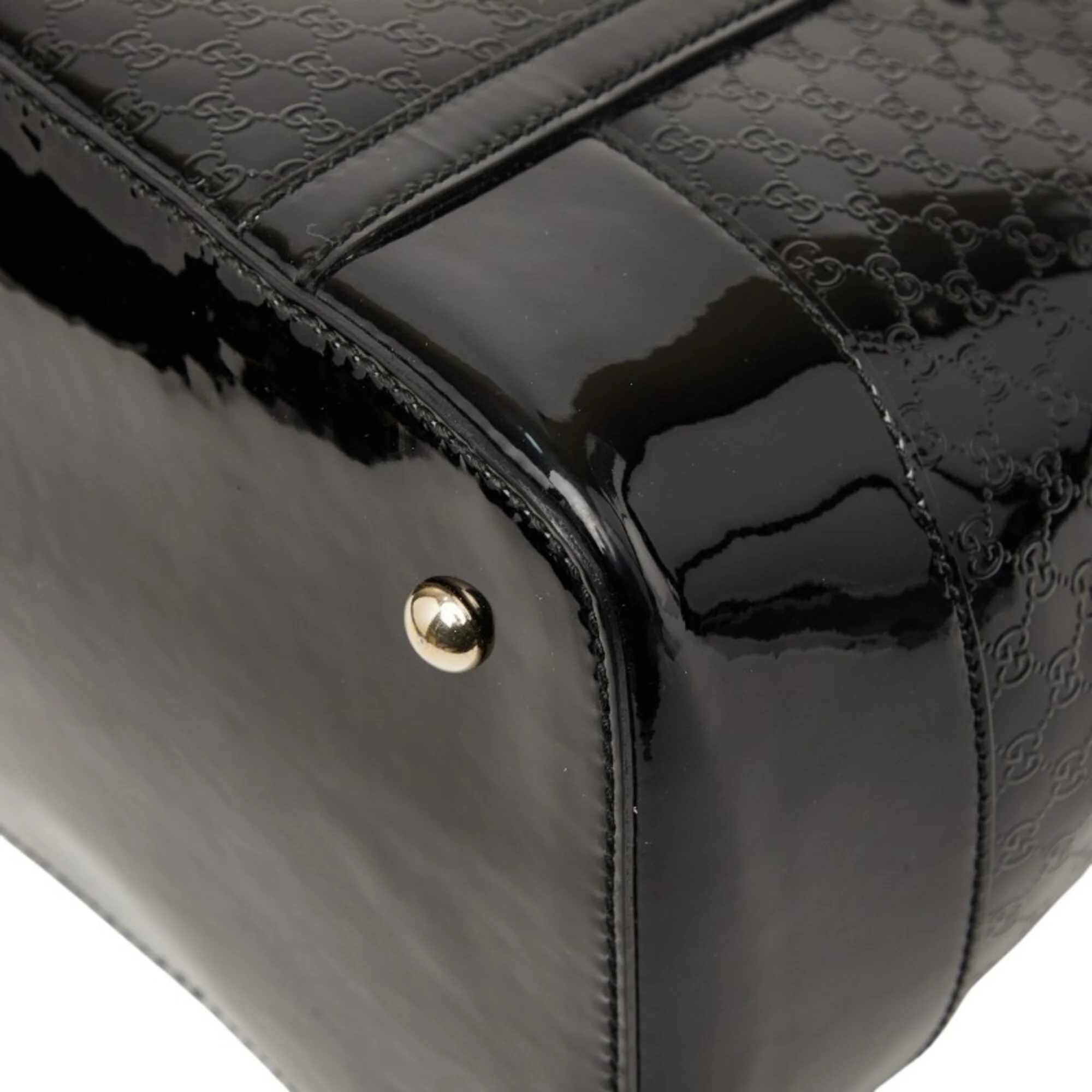 Nice Top Handle Bag Microguccissima Patent Medium - Image 4