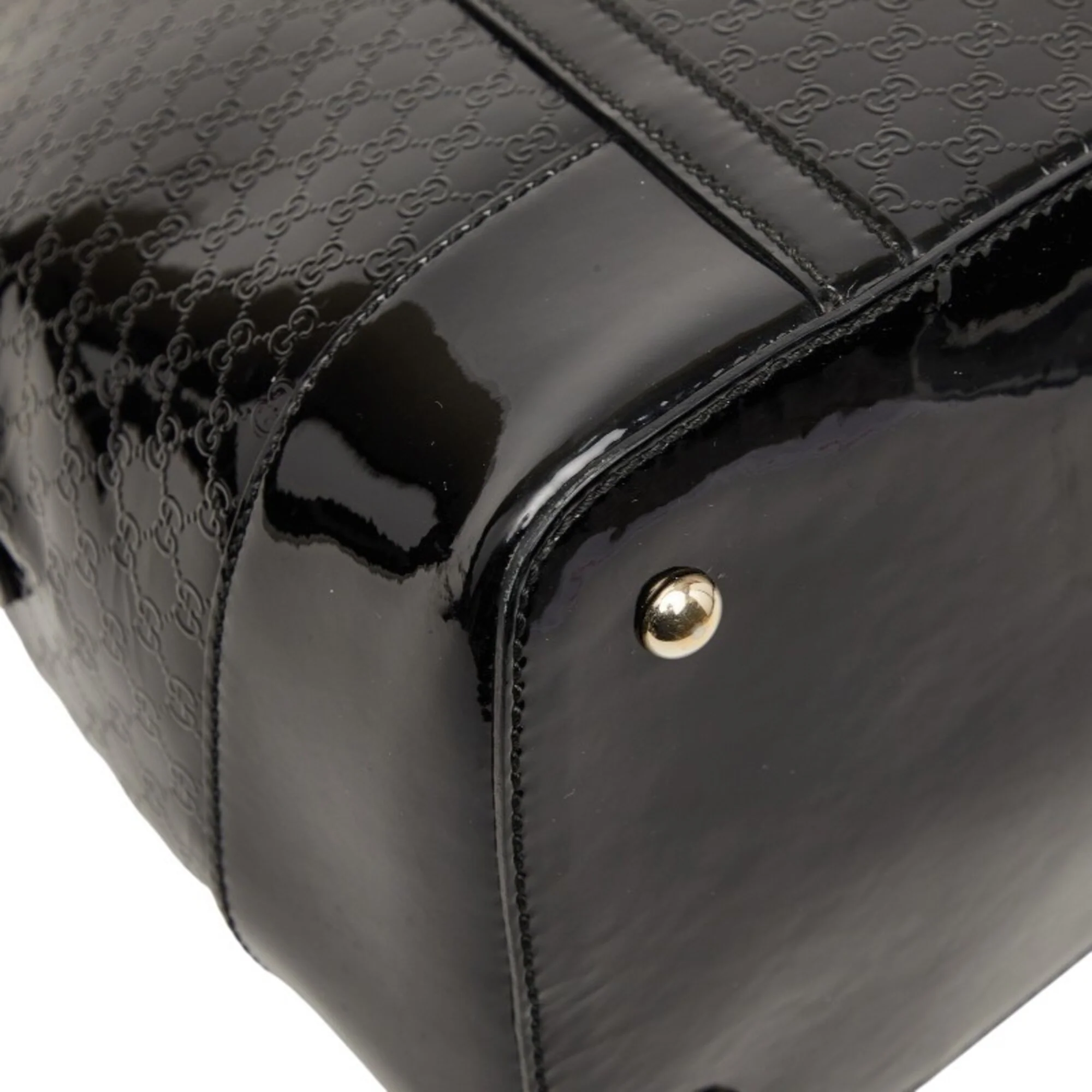 Nice Top Handle Bag Microguccissima Patent Medium - Image 5