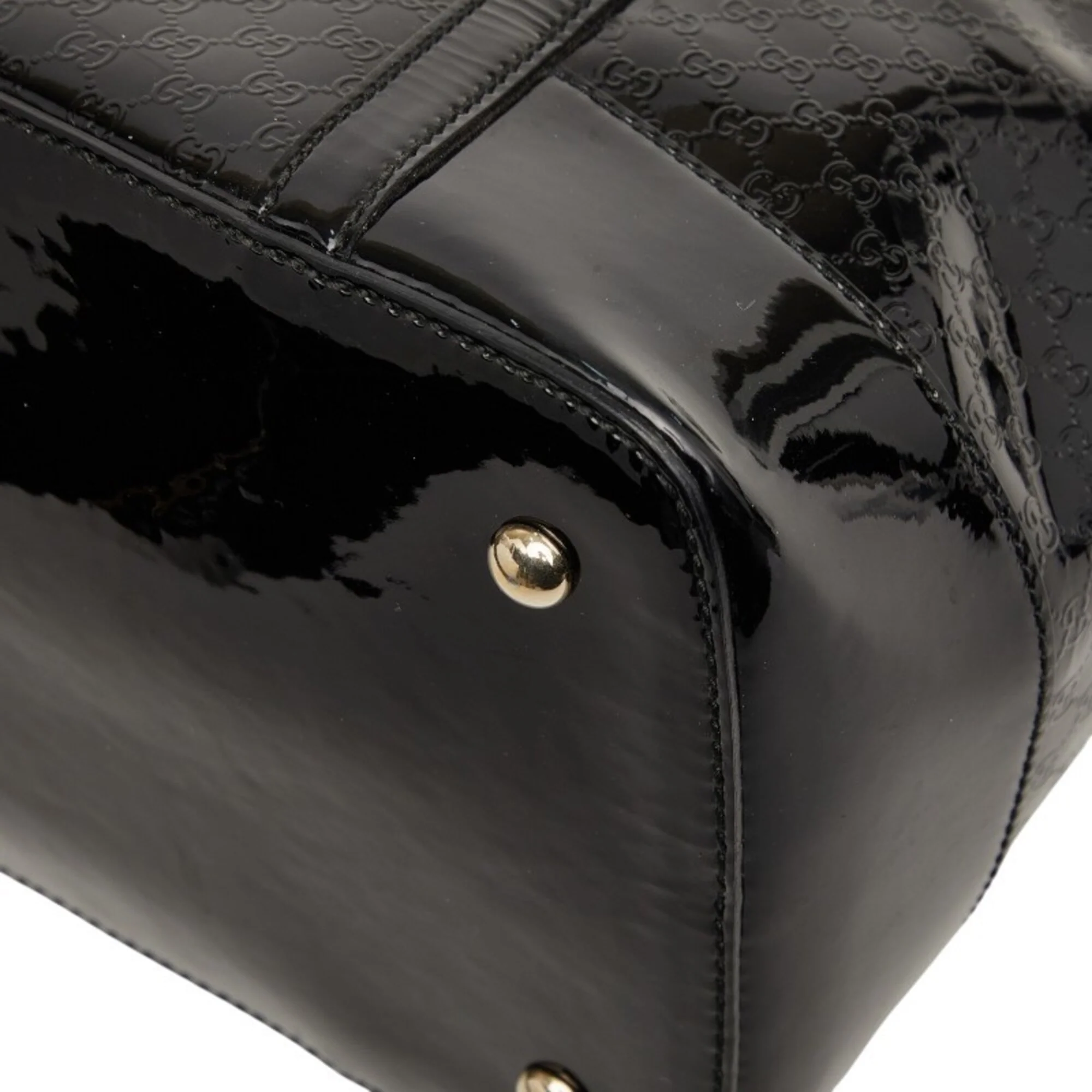 Nice Top Handle Bag Microguccissima Patent Medium - Image 6