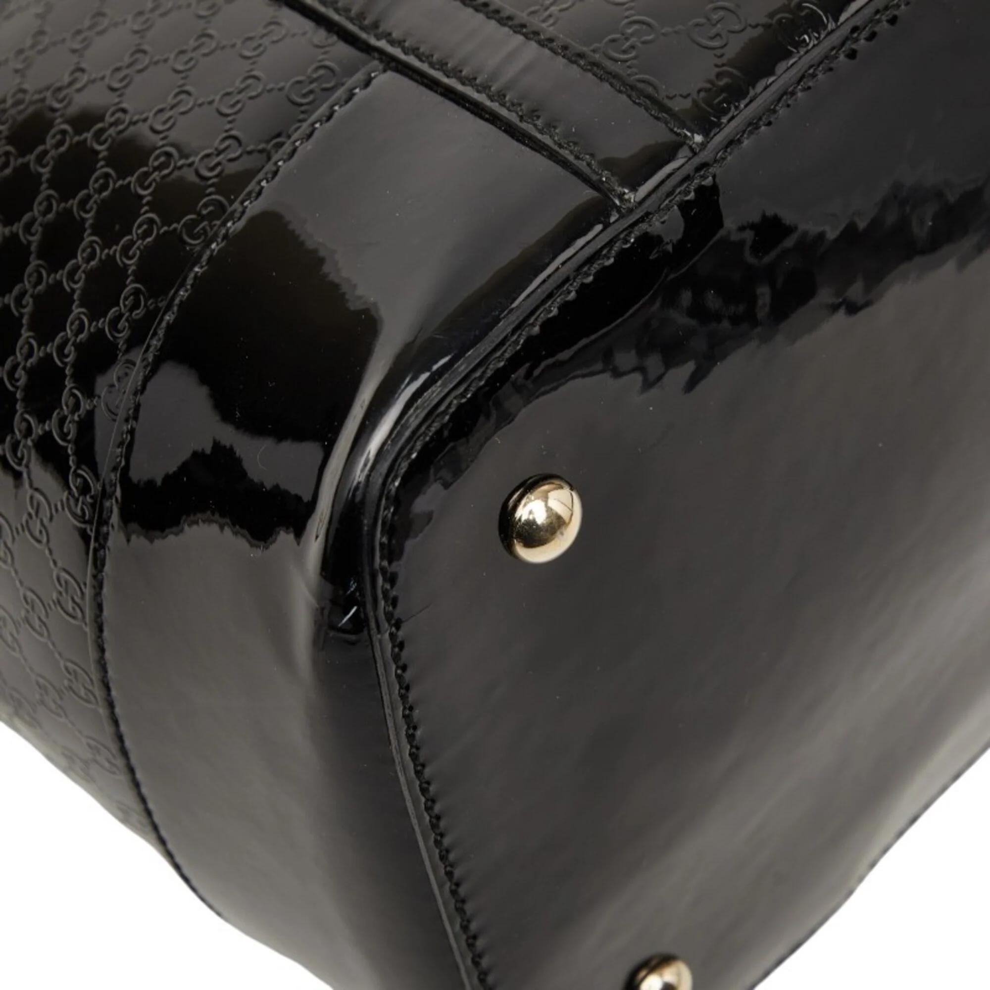 Nice Top Handle Bag Microguccissima Patent Medium - Image 7