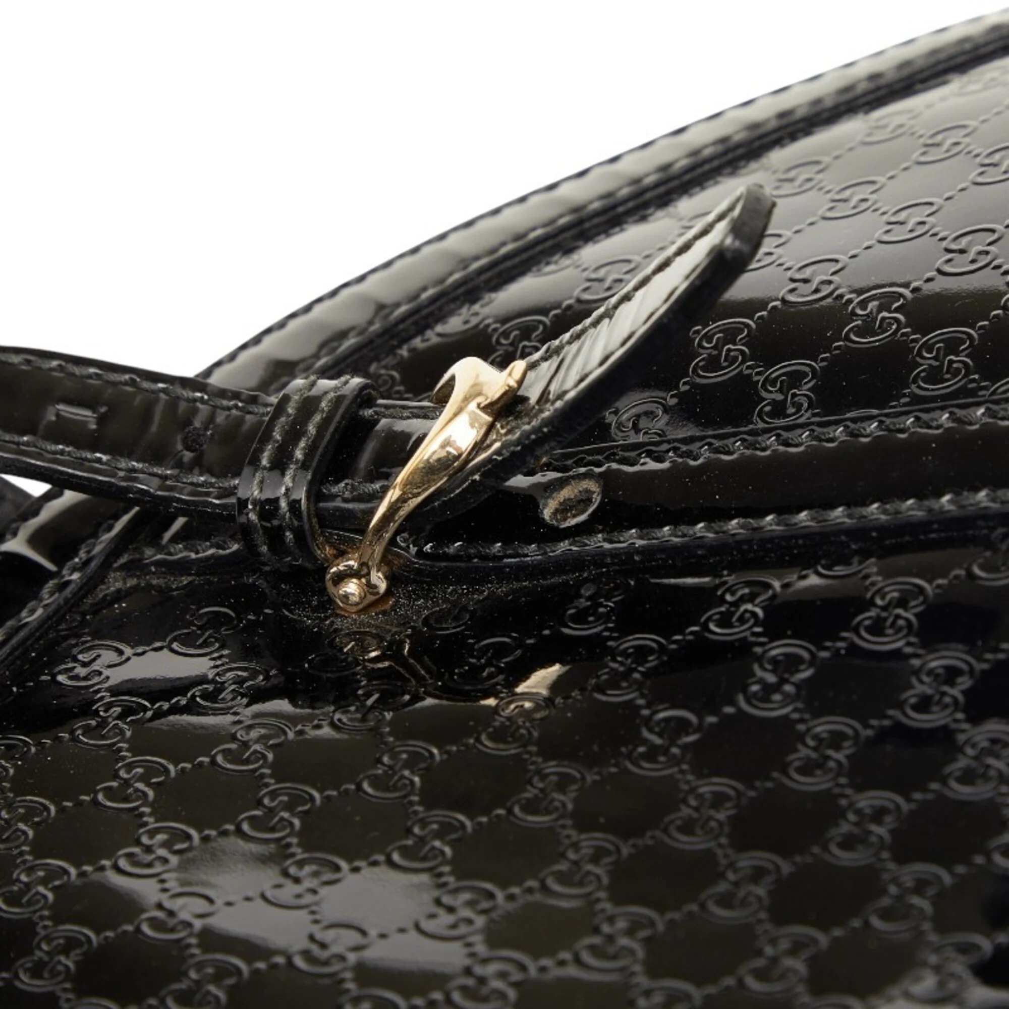 Nice Top Handle Bag Microguccissima Patent Medium - Image 8