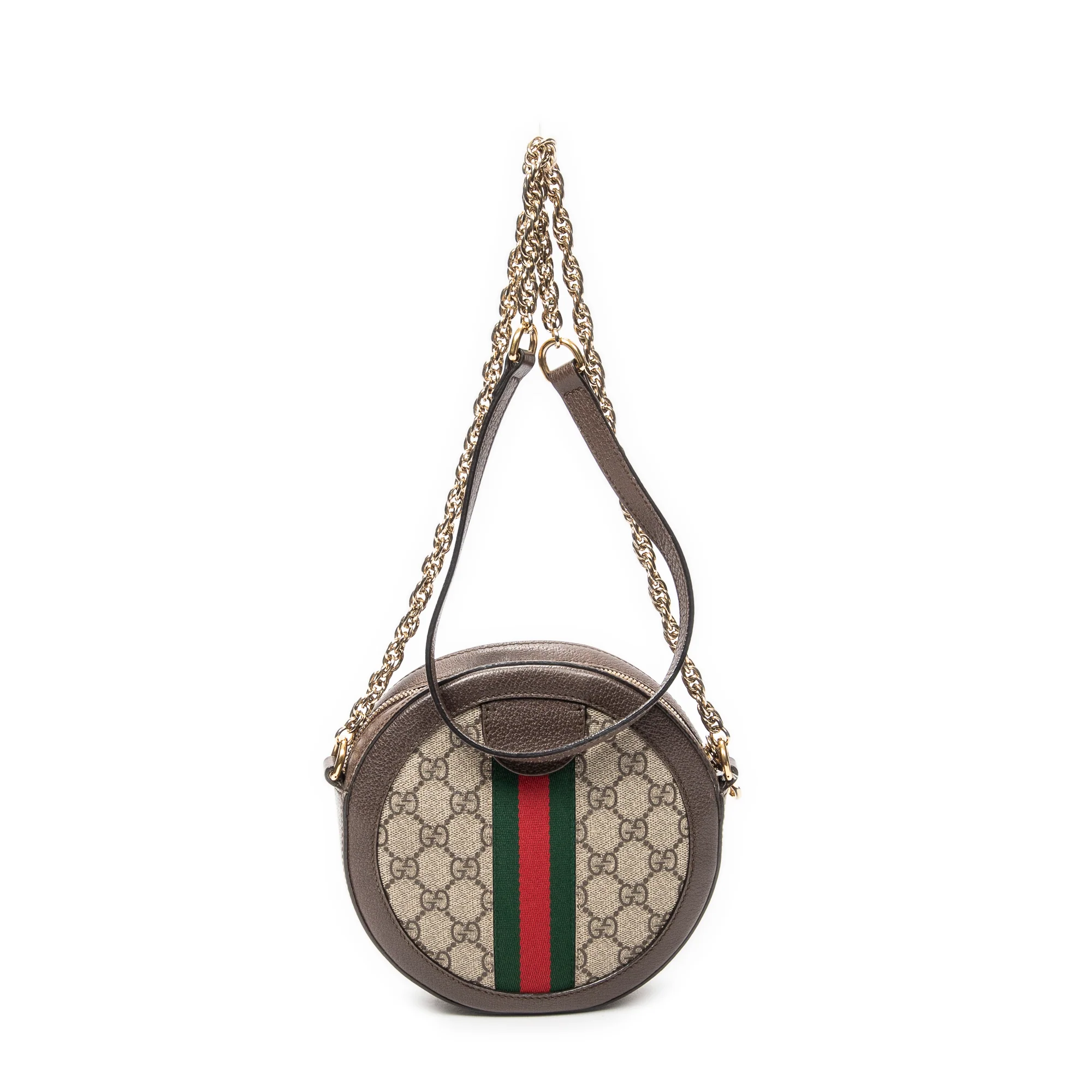 Ophidia Round Shoulder Bag GG Coated Canvas Mini - Image 5