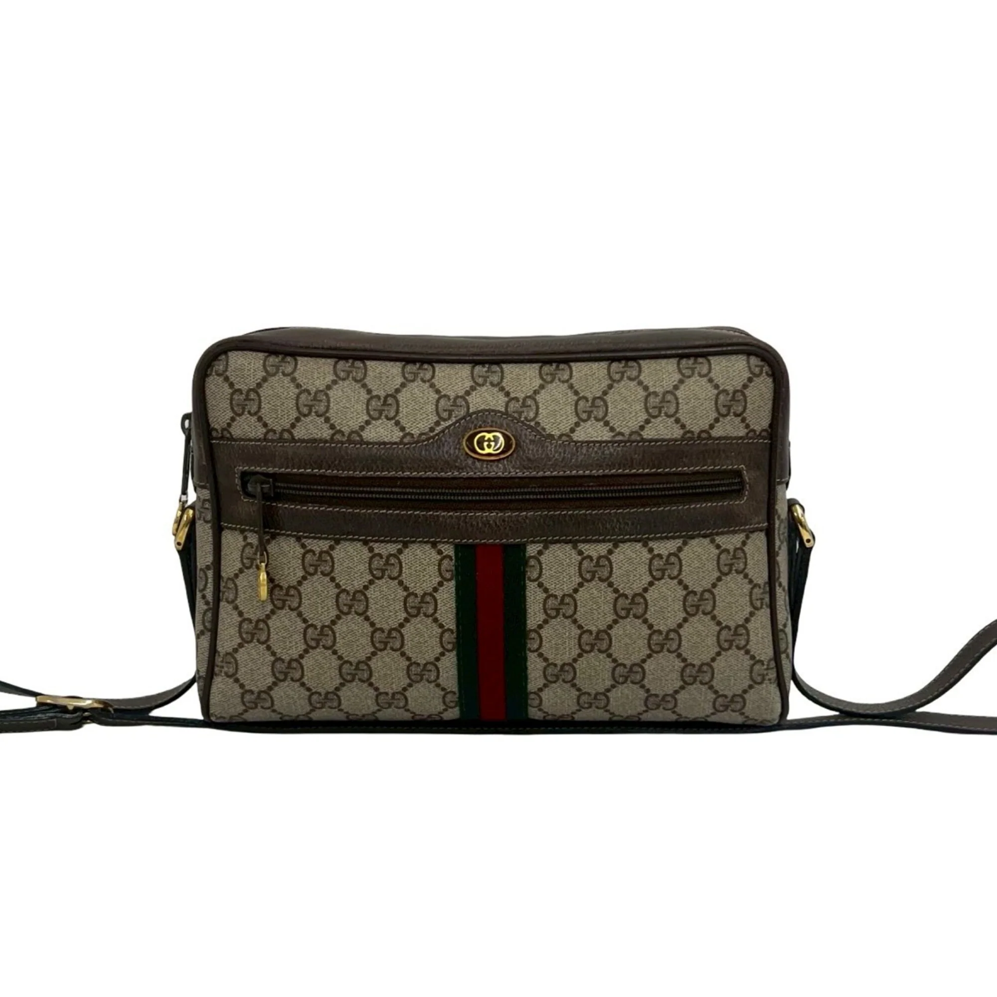 Ophidia Shoulder Bag GG Coated Canvas Small