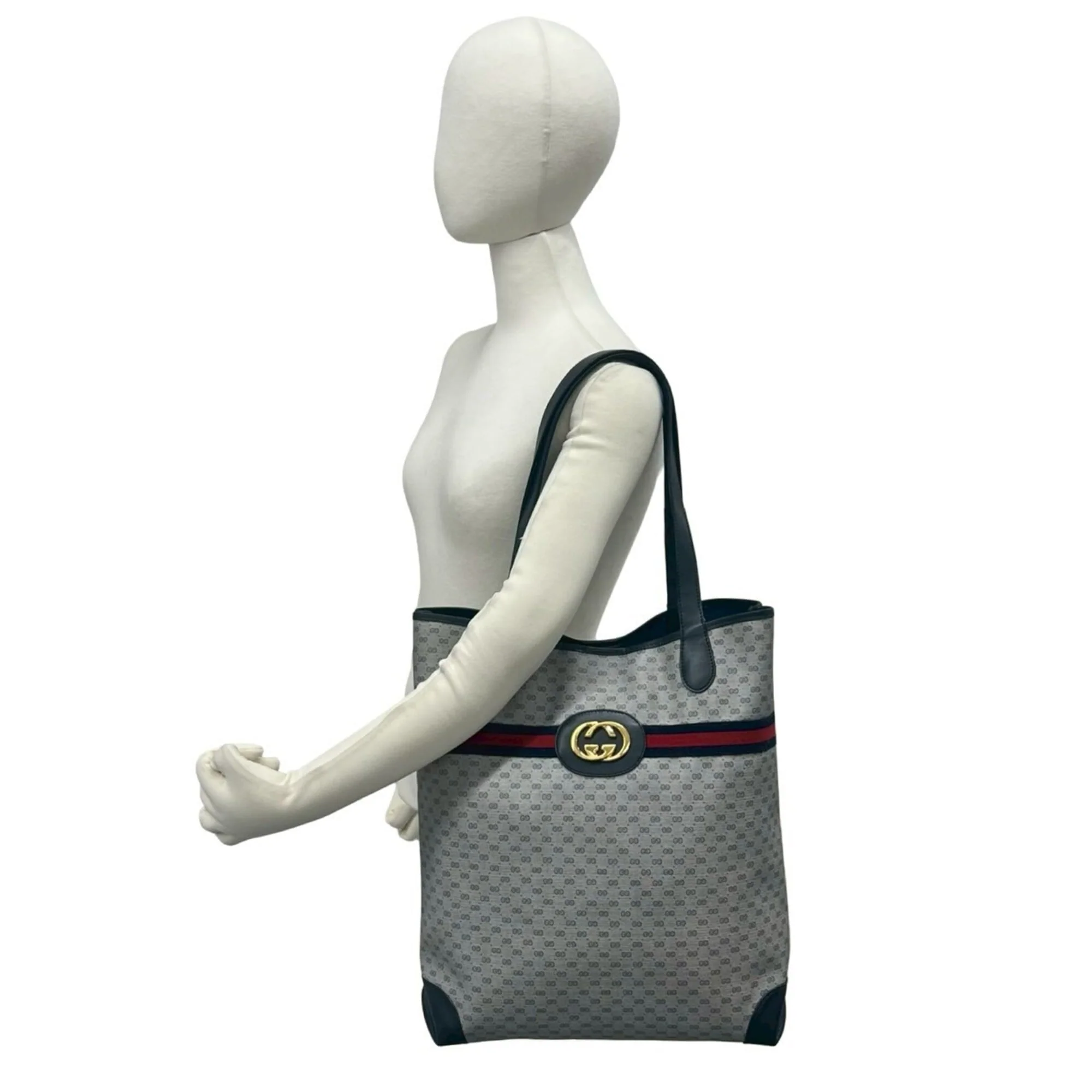 Ophidia Soft Open Tote GG Coated Canvas Large - Image 2