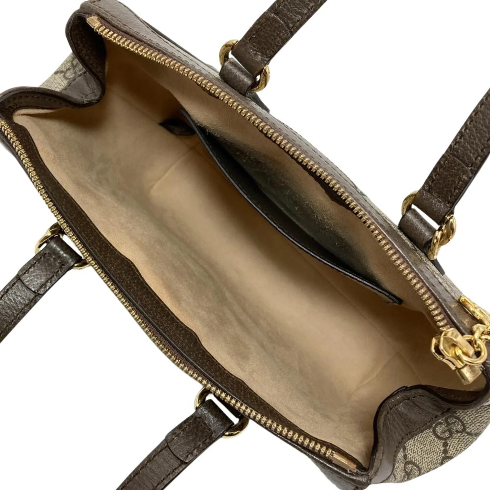 Ophidia Top Handle Tote GG Coated Canvas Small - Image 5