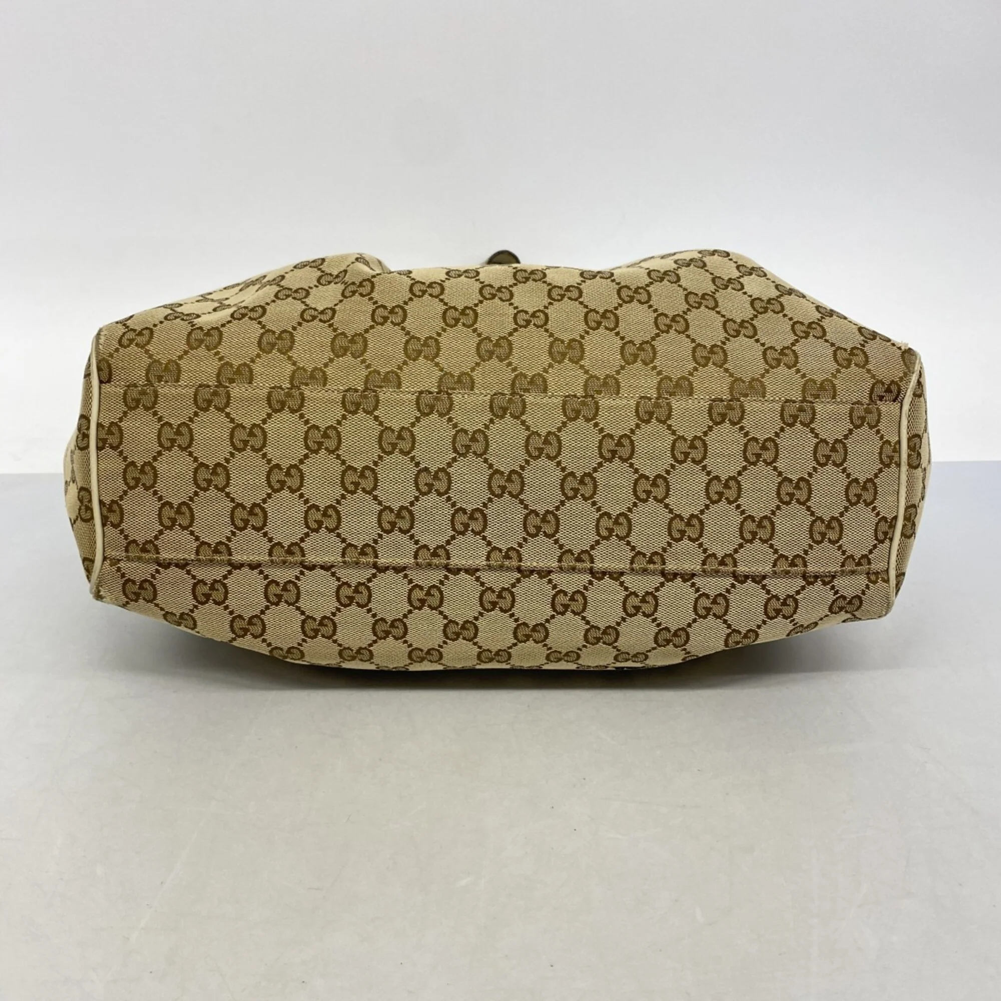 Pleated Shoulder Bag GG Canvas Medium - Image 3