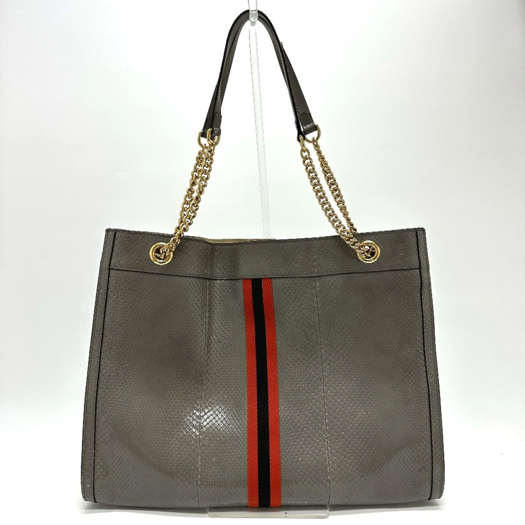 Rajah Chain Tote Snakeskin Large - Image 2