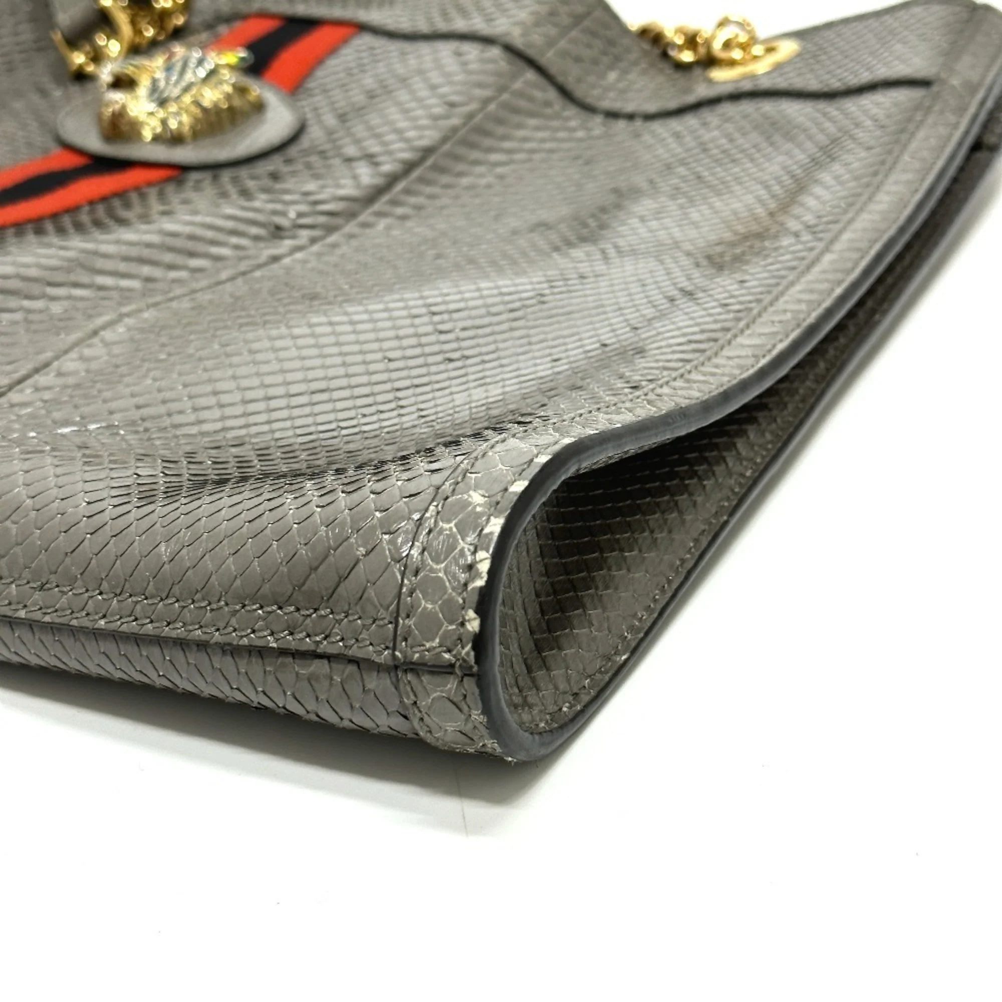 Rajah Chain Tote Snakeskin Large - Image 4