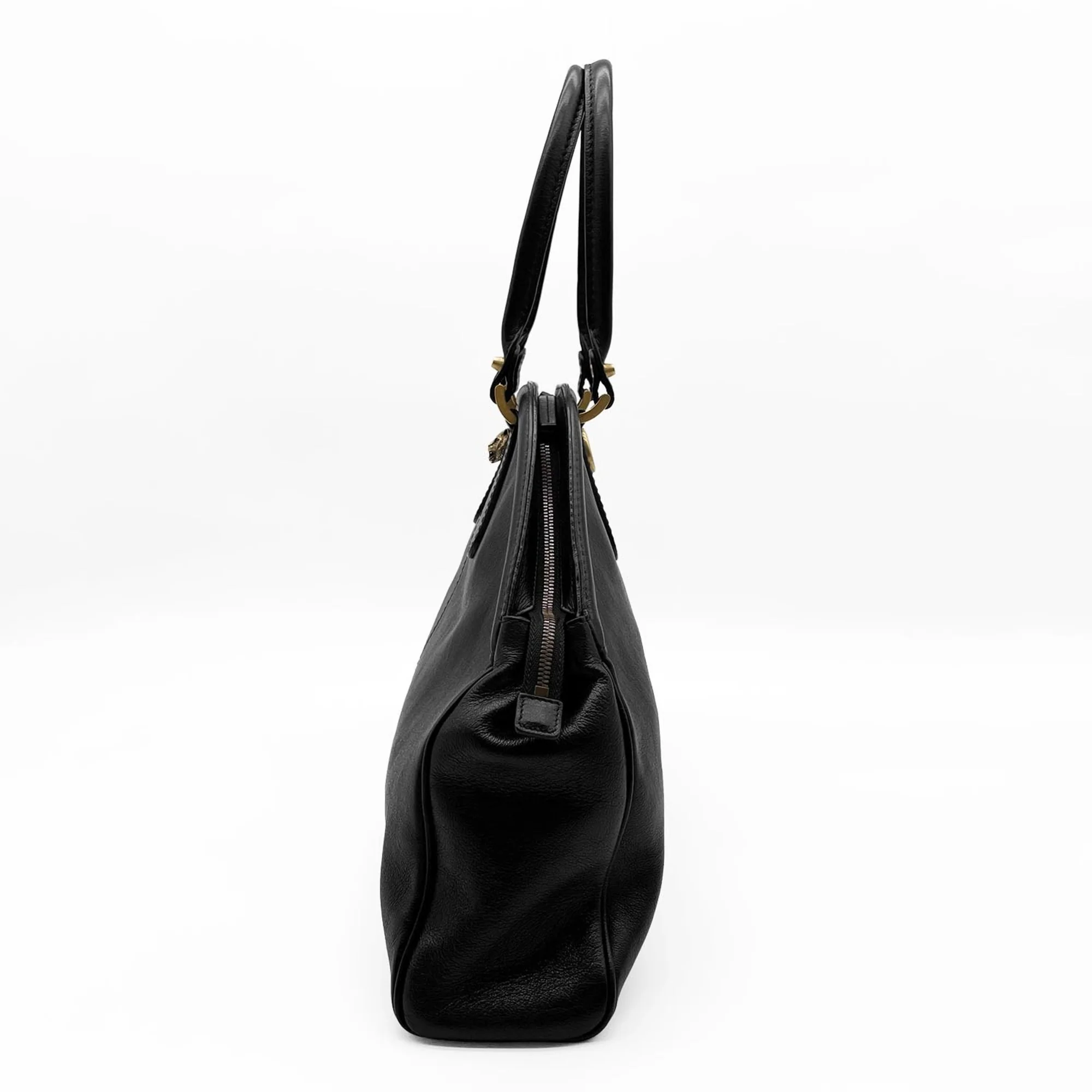 RE(BELLE) Top Handle Bag Leather Large - Image 4