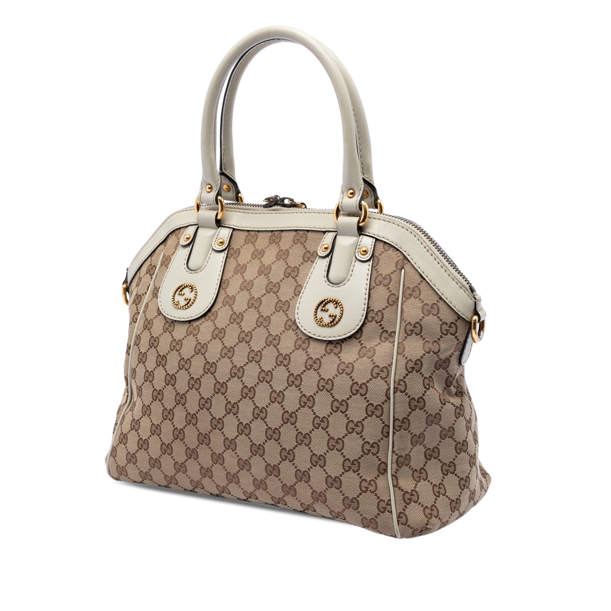 Scarlett Top Handle Bag GG Canvas Medium - Image 2