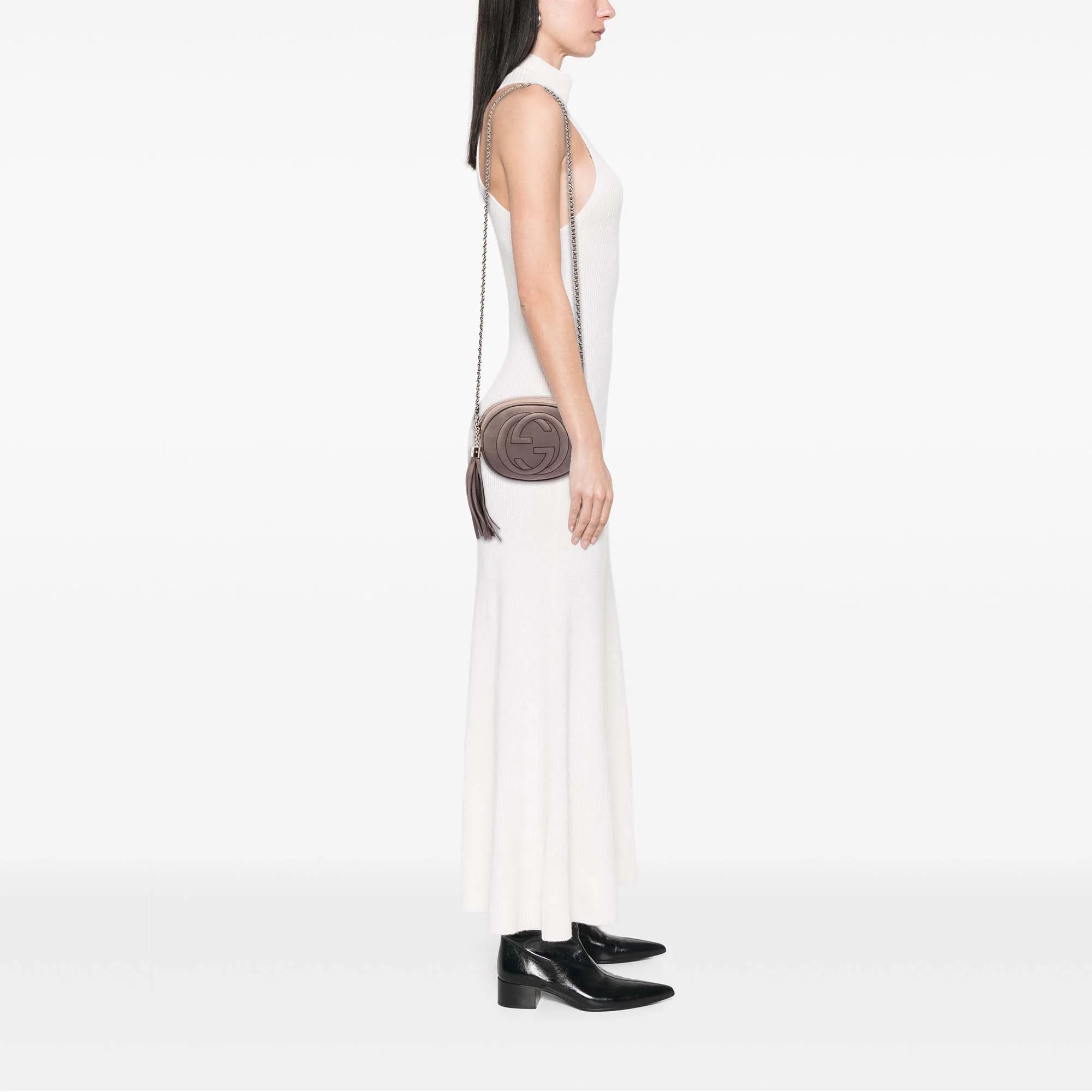 Soho Chain Bag Nubuck Mini - Image 5