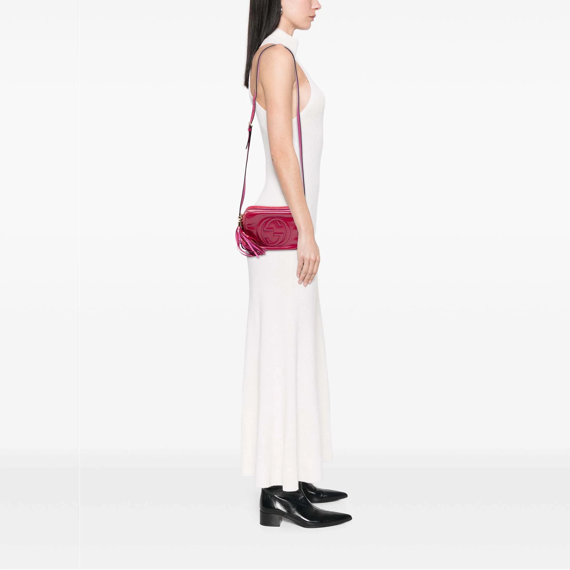 Soho Disco Crossbody Bag Patent Small - Image 7