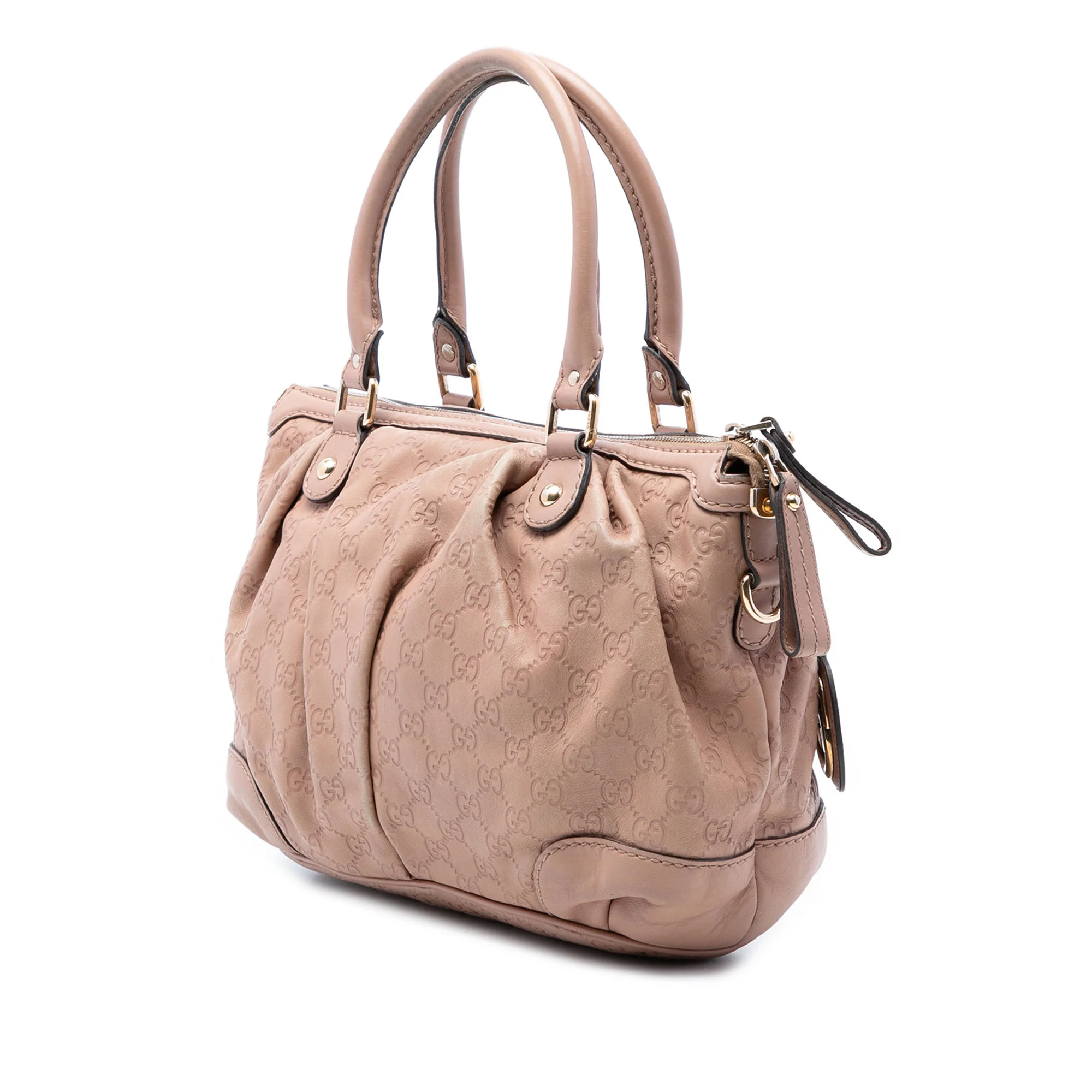 Sukey Top Handle Satchel Guccissima Leather Medium - Image 2