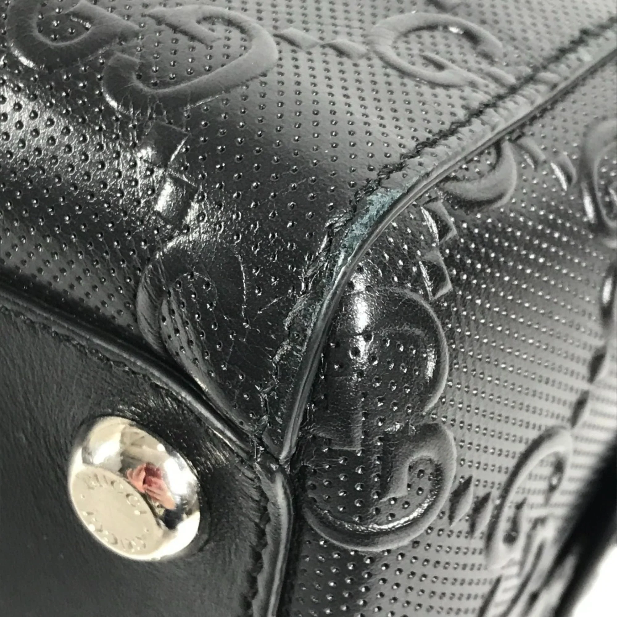 Tote Bag GG Embossed Perforated Leather - Image 6