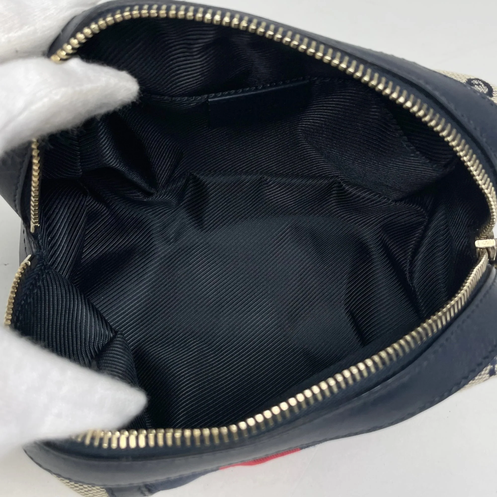 Vintage Web Boston Bag GG Canvas Small - Image 5