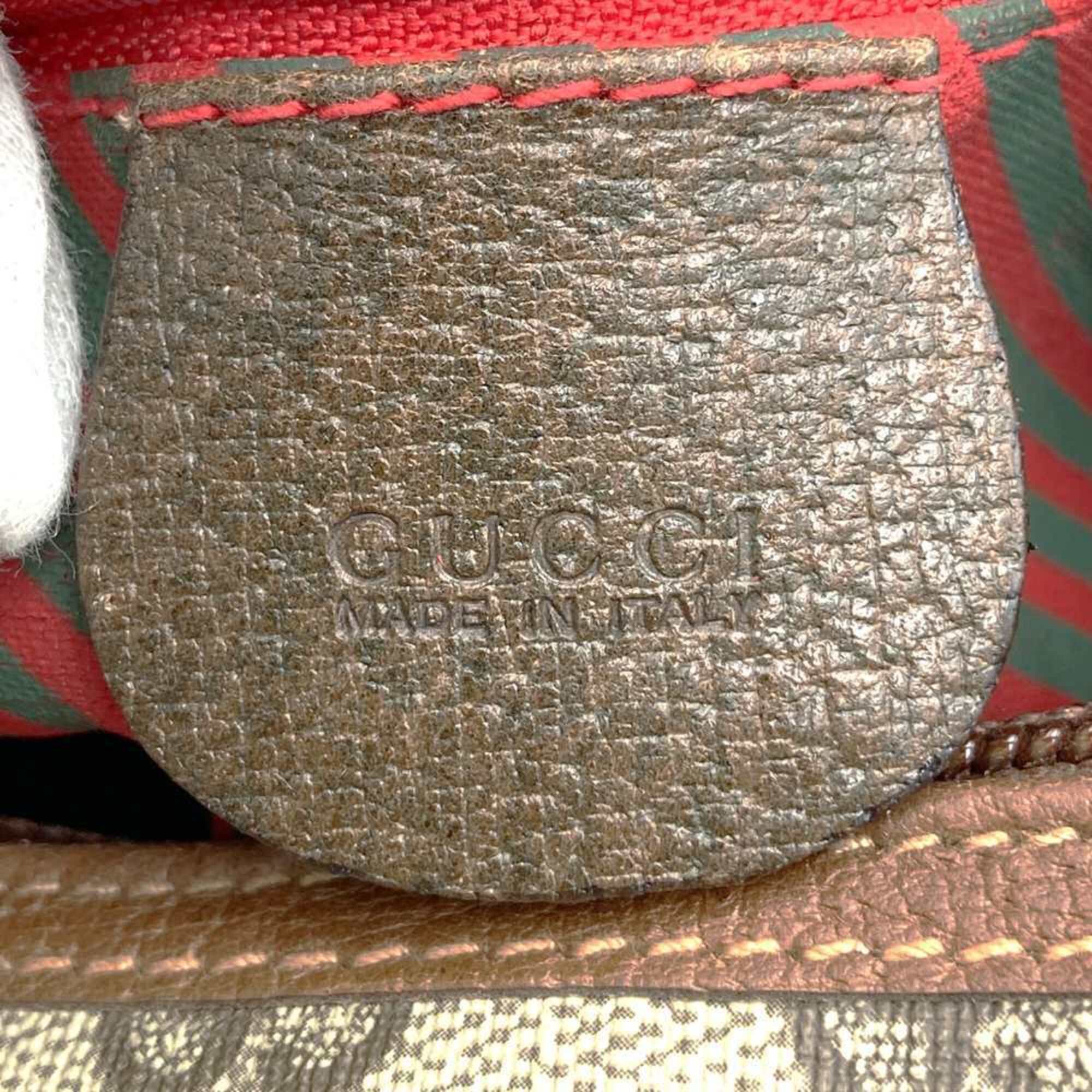 Vintage Web Crossbody Bag GG Coated Canvas Small - Image 7