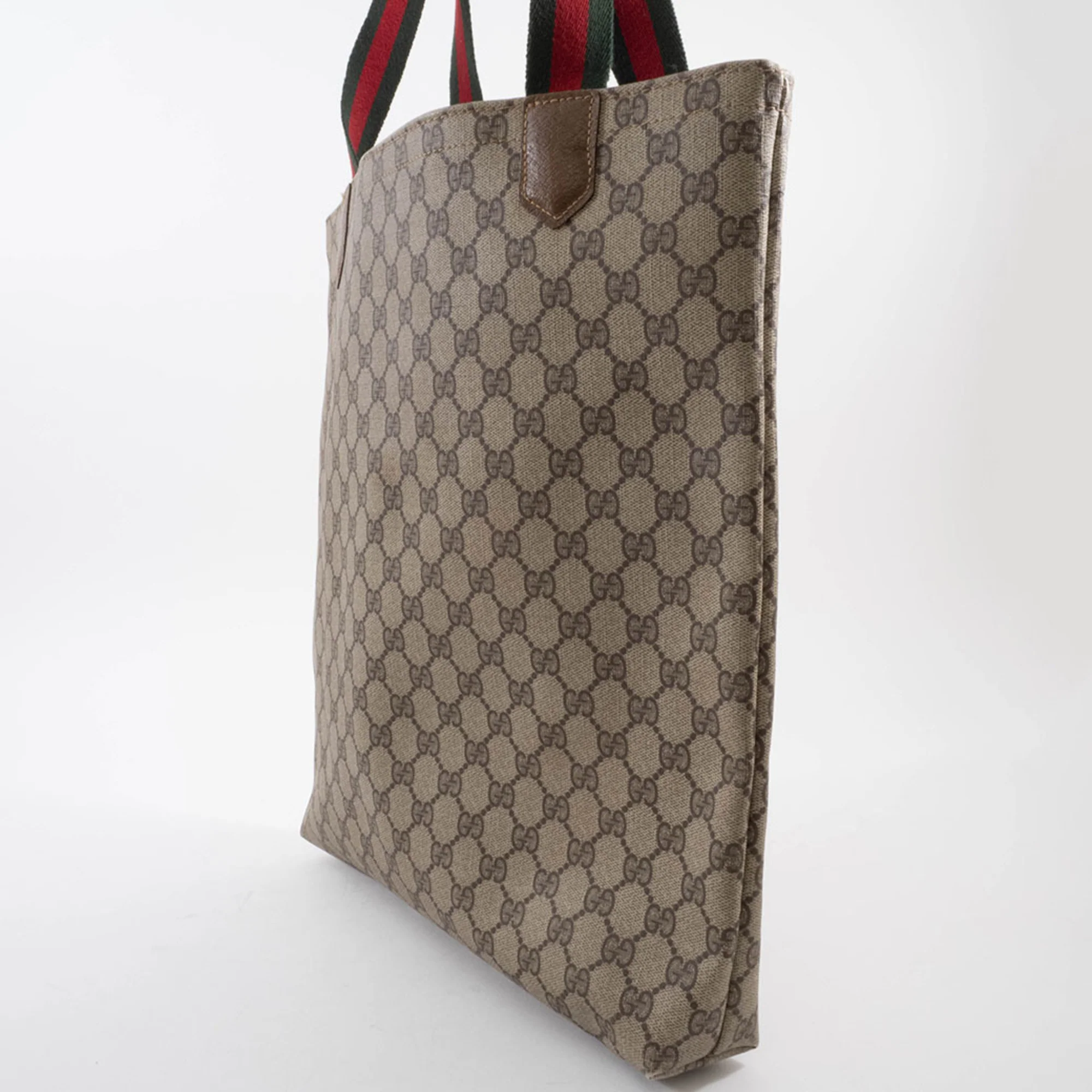 Vintage Web Strap Tote GG Coated Canvas Medium - Image 8