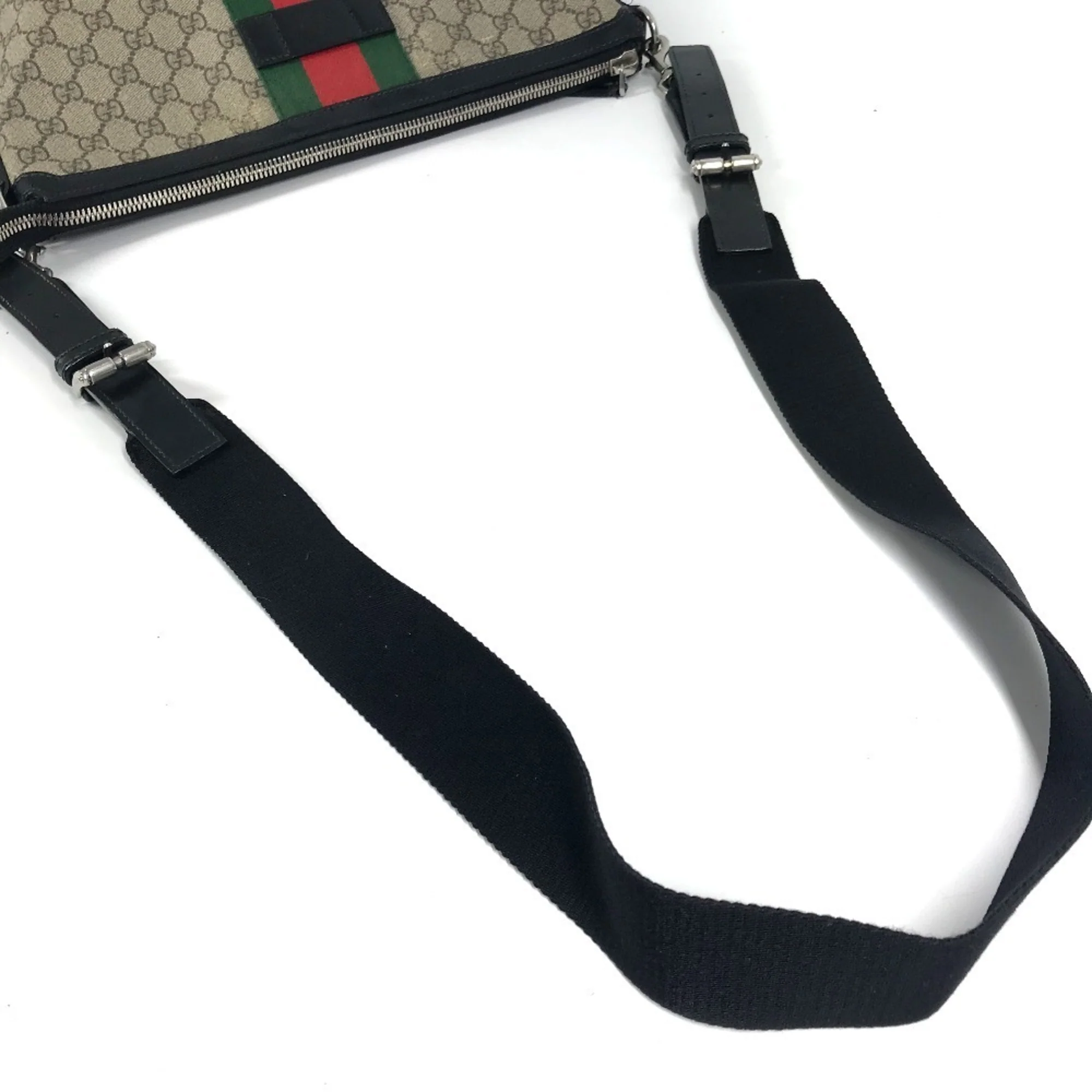Web Messenger Bag GG Coated Canvas Large - Image 4