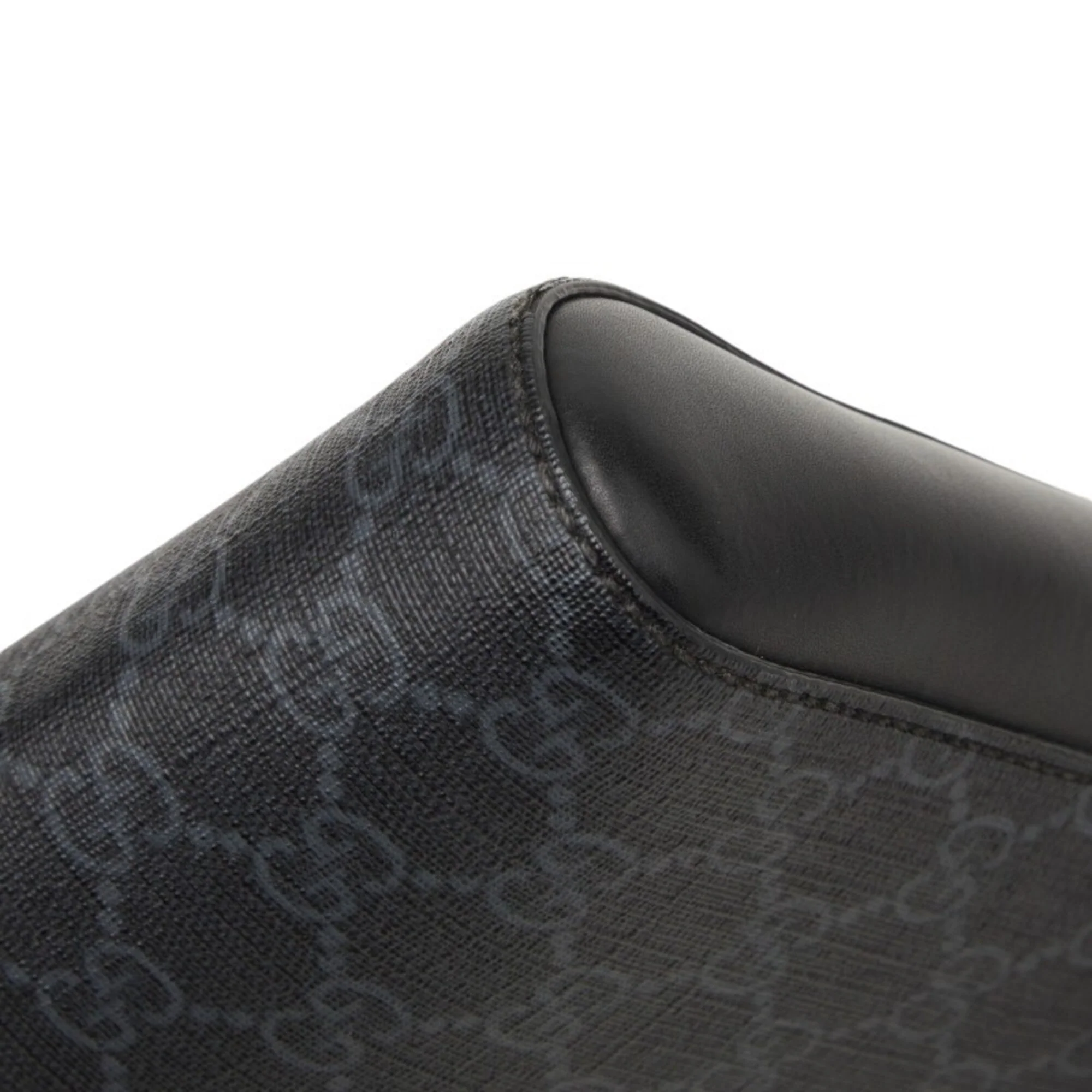 Web Strap Front Zip Messenger Bag GG Coated Canvas Small - Image 4