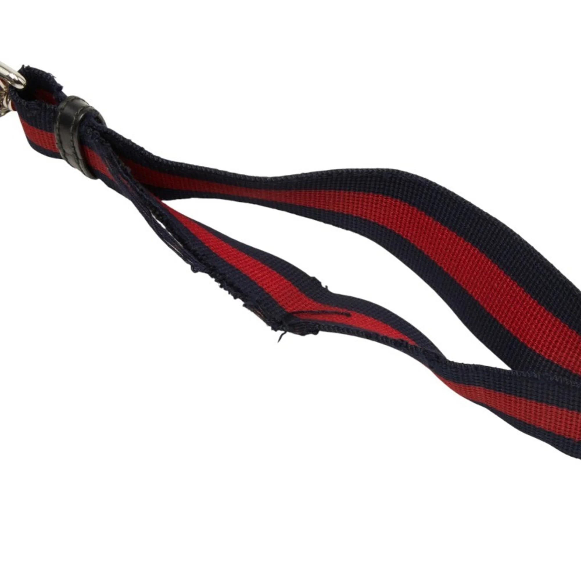 Web Strap Front Zip Messenger Bag GG Coated Canvas Small - Image 6