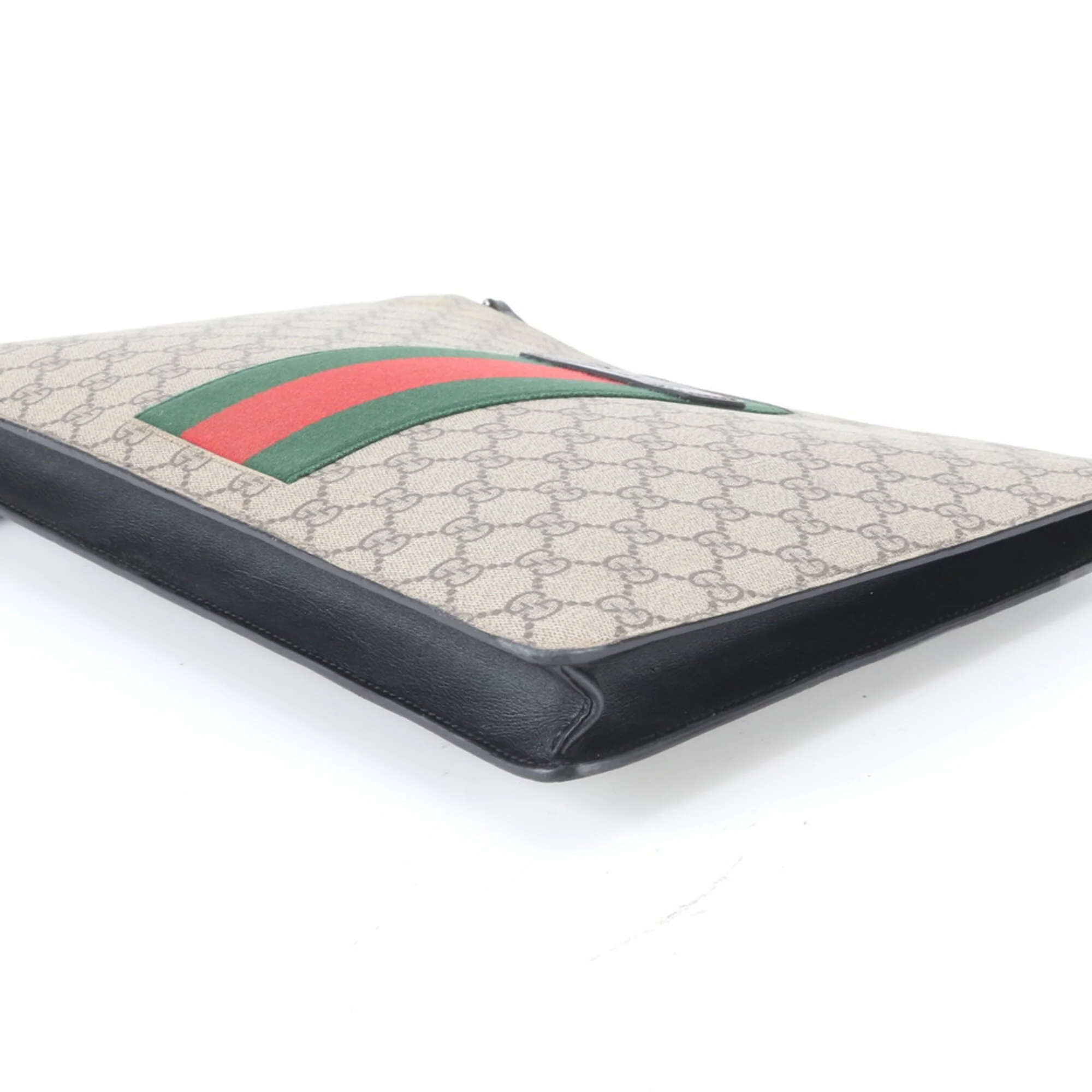Web Wristlet Clutch GG Coated Canvas - Image 6
