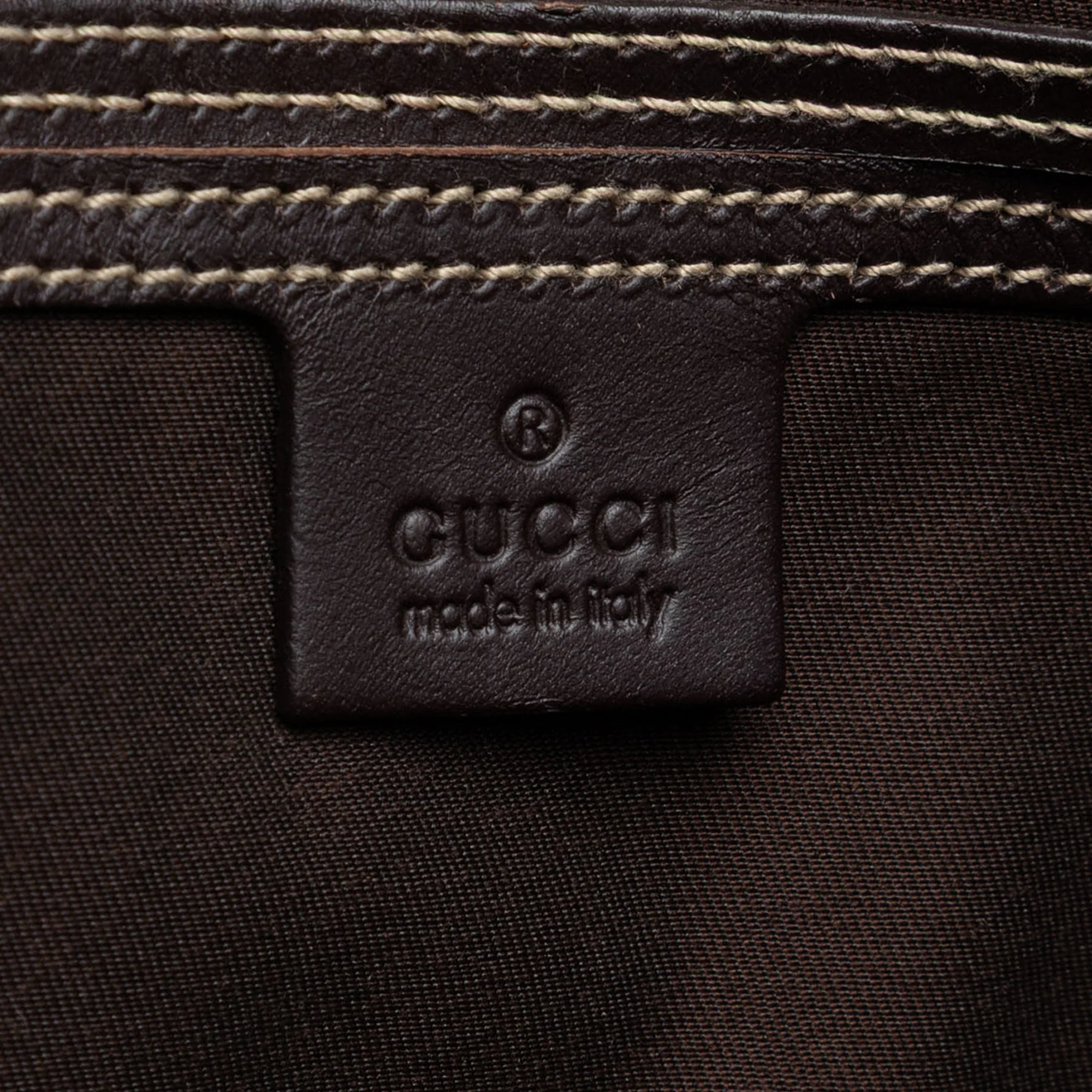 Zip Top Messenger Bag GG Coated Canvas Large - Image 5
