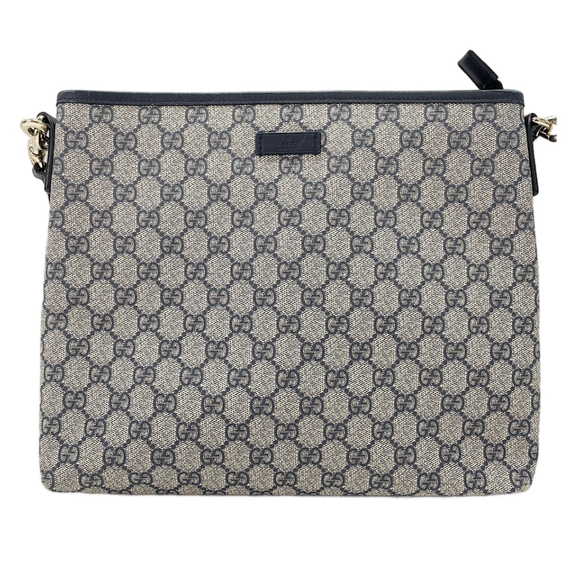 Zip Top Messenger Bag GG Coated Canvas Medium - Image 2